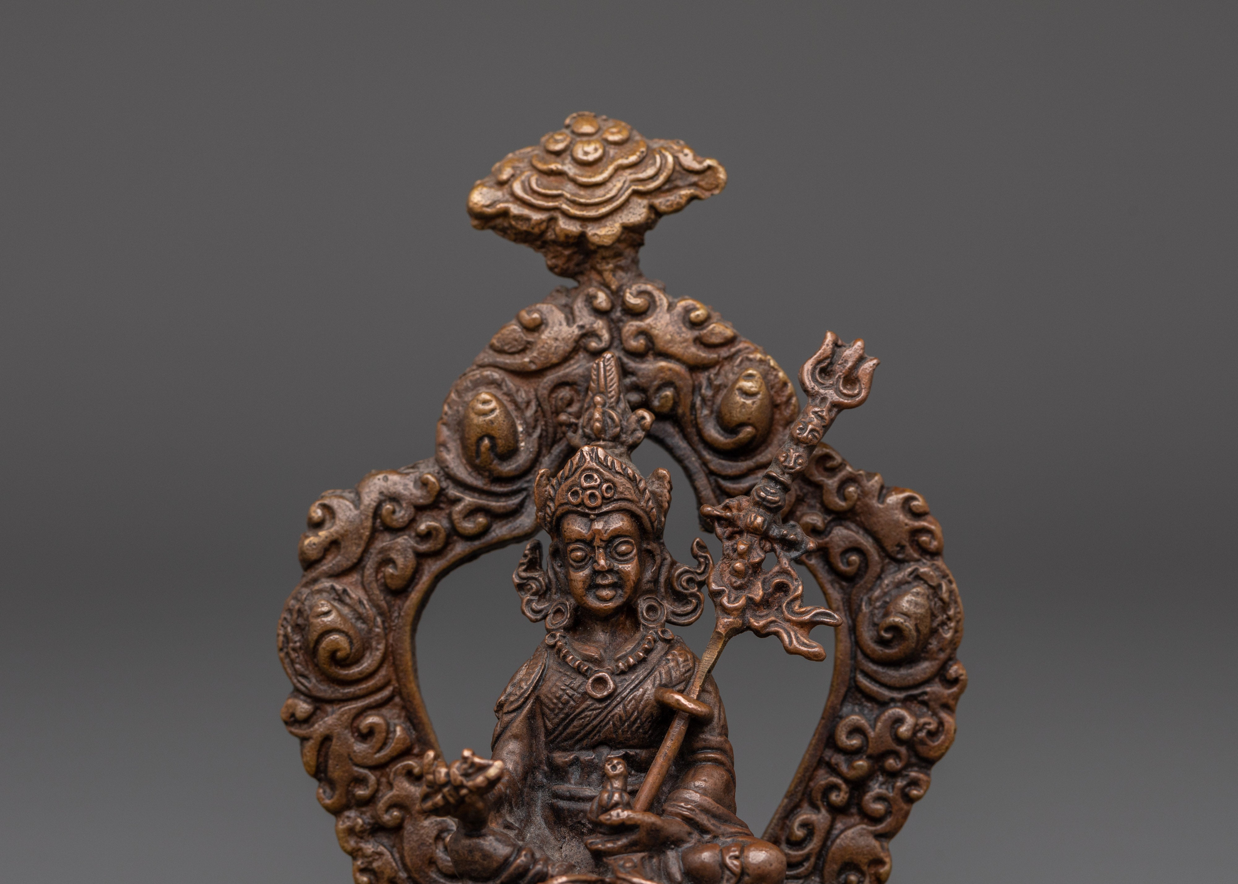 Padmasambhava Handmade statue |  Statue in Oxidized Copper