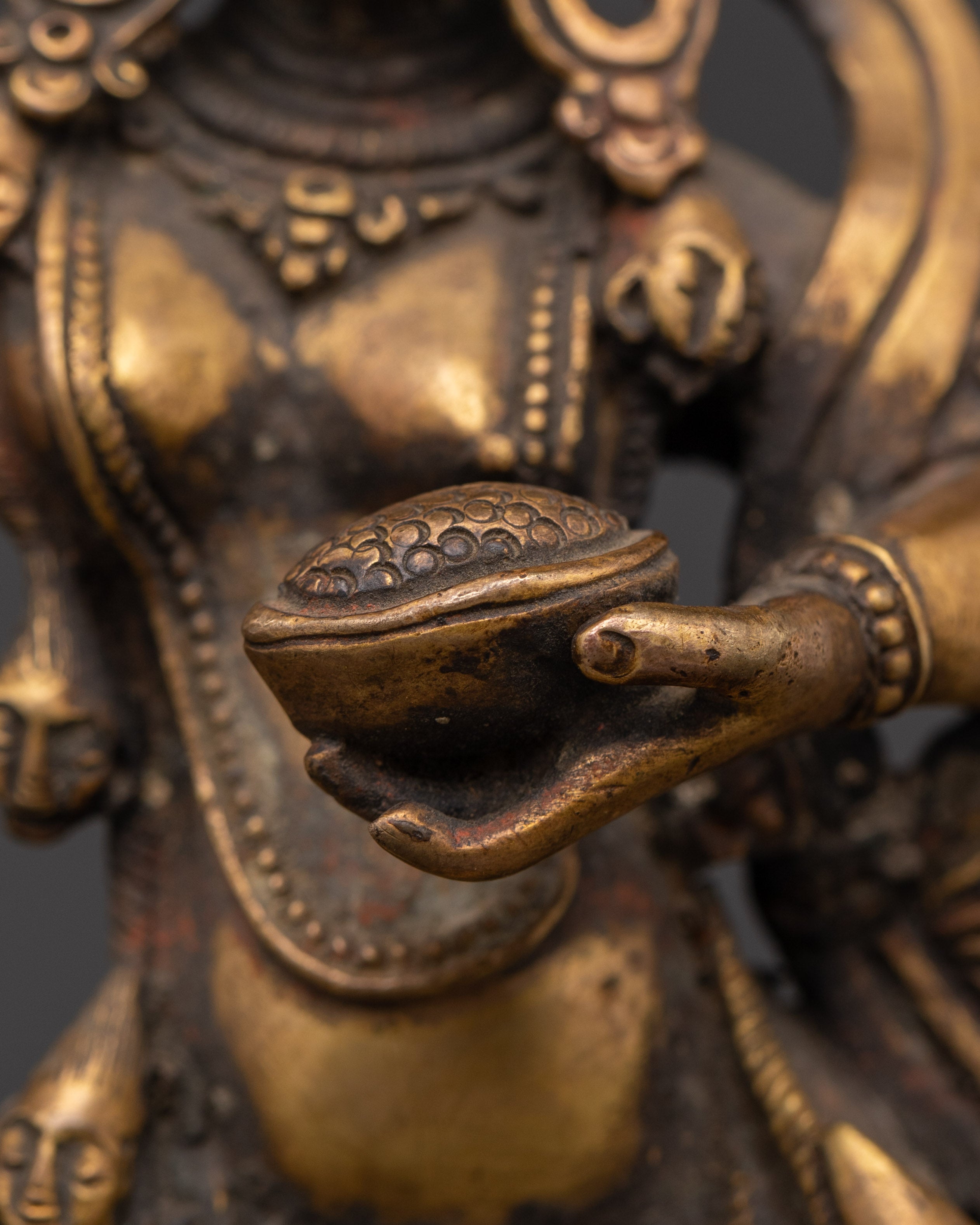 Handcrafted Dorje Phagmo Statue | Sacred Tibetan Deity Sculpture