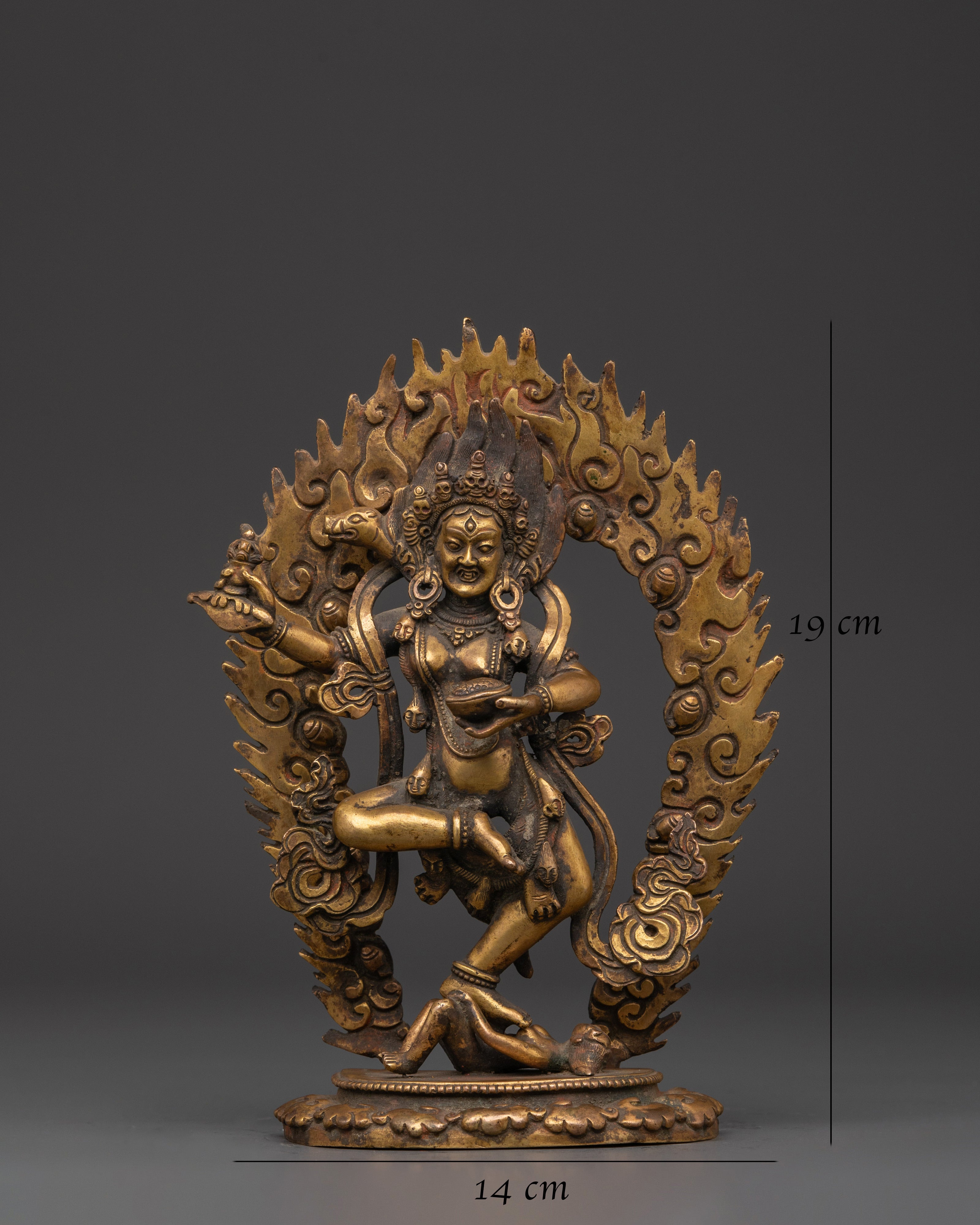 Handcrafted Dorje Phagmo Statue | Sacred Tibetan Deity Sculpture