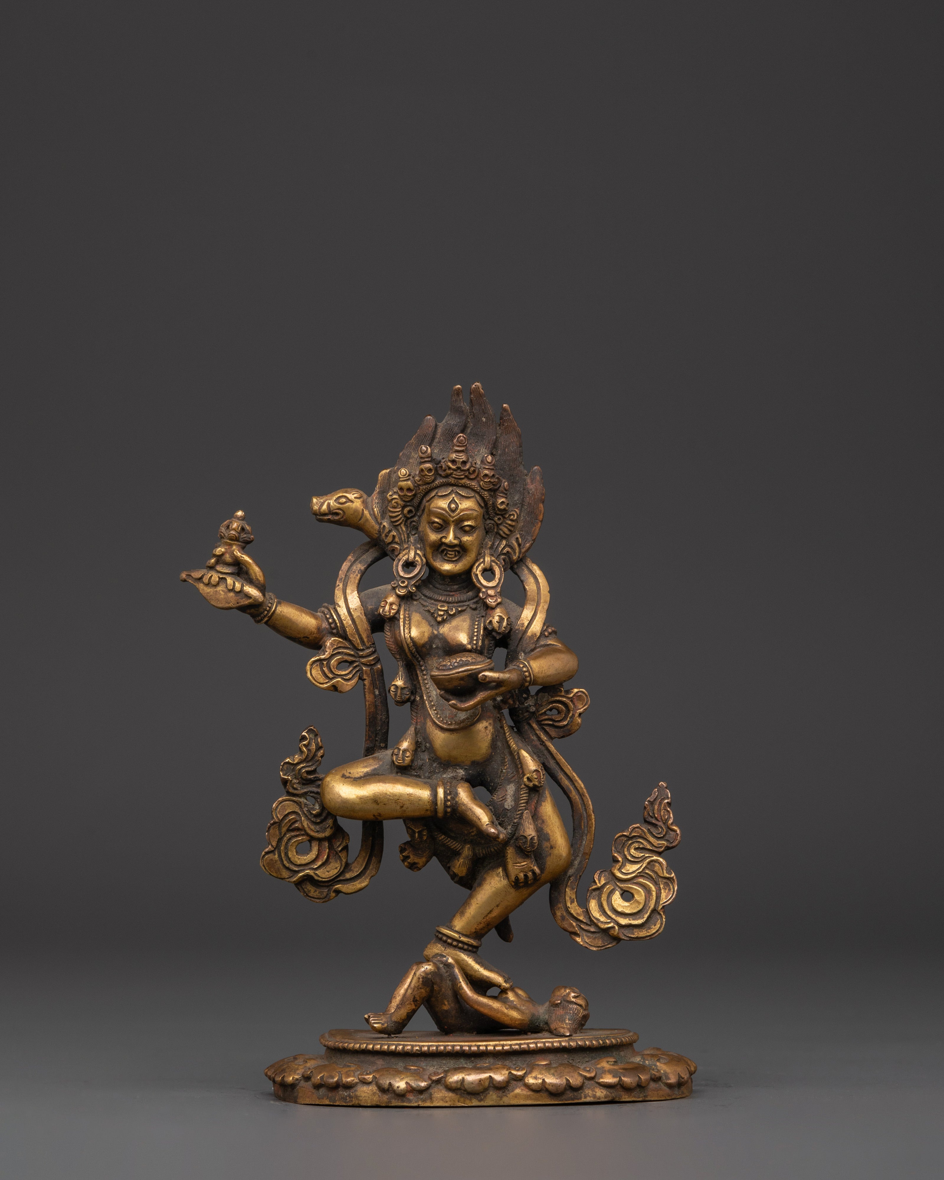 Handcrafted Dorje Phagmo Statue | Sacred Tibetan Deity Sculpture