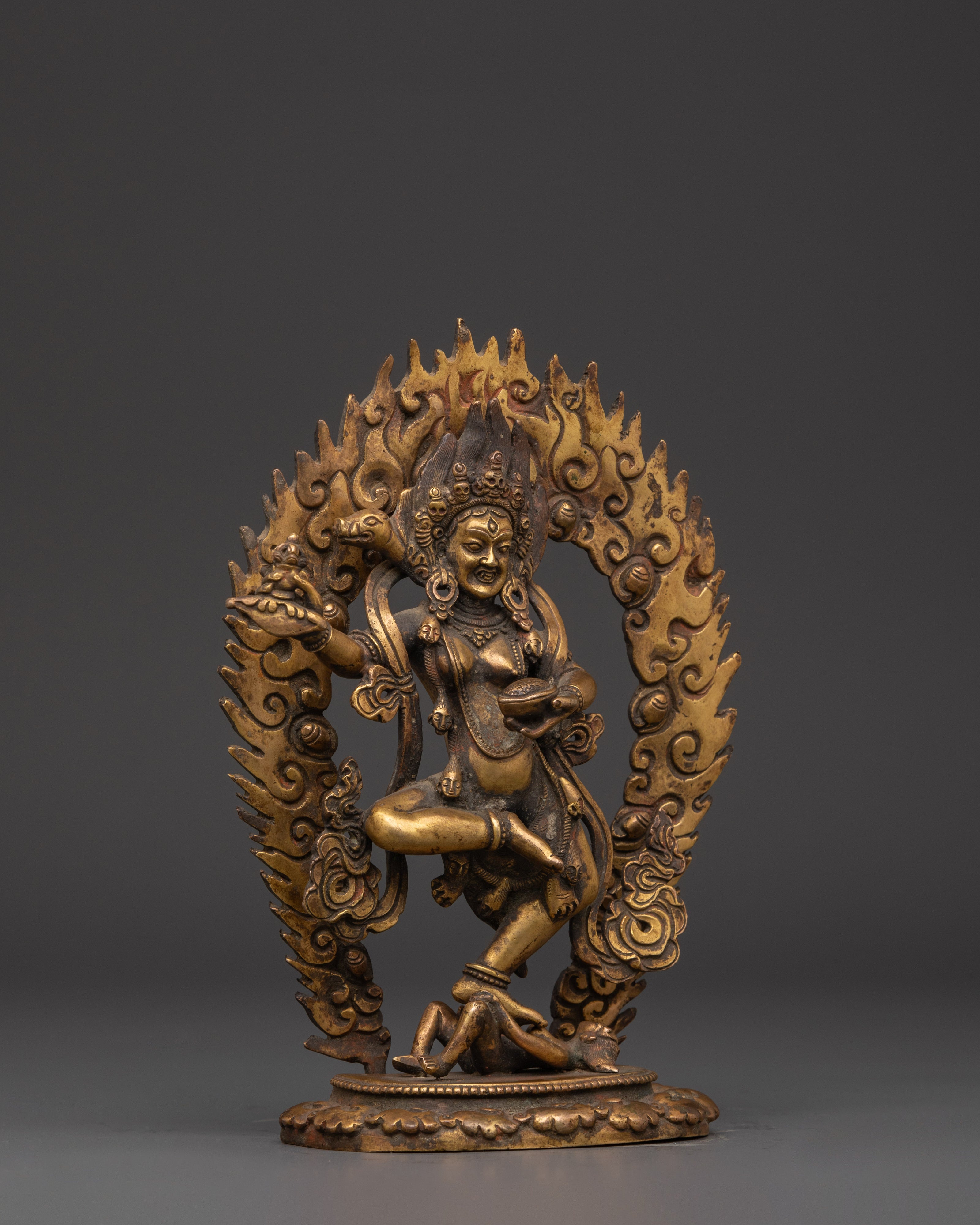 Handcrafted Dorje Phagmo Statue | Sacred Tibetan Deity Sculpture