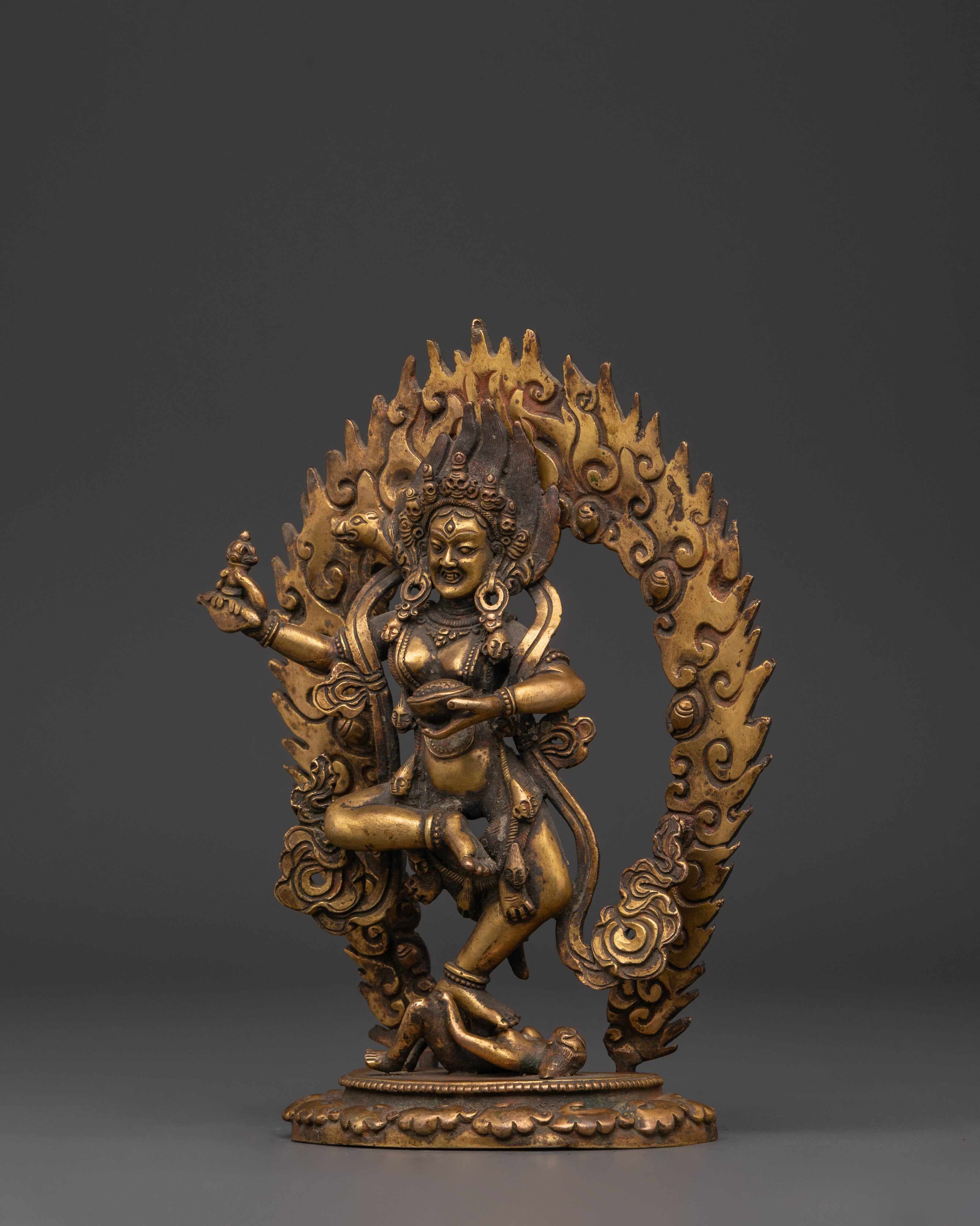 Handcrafted Dorje Phagmo Statue | Sacred Tibetan Deity Sculpture