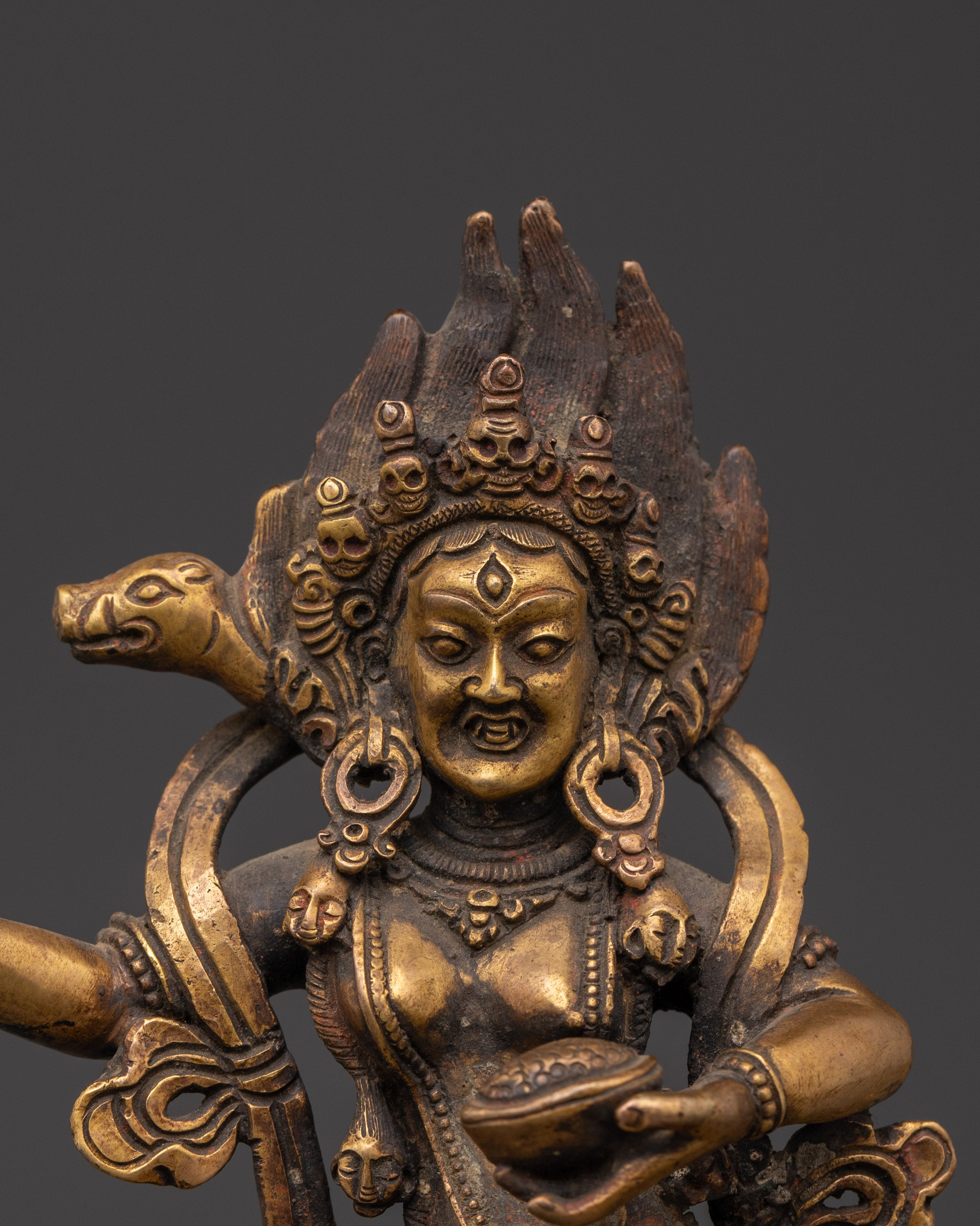 Handcrafted Dorje Phagmo Statue | Sacred Tibetan Deity Sculpture
