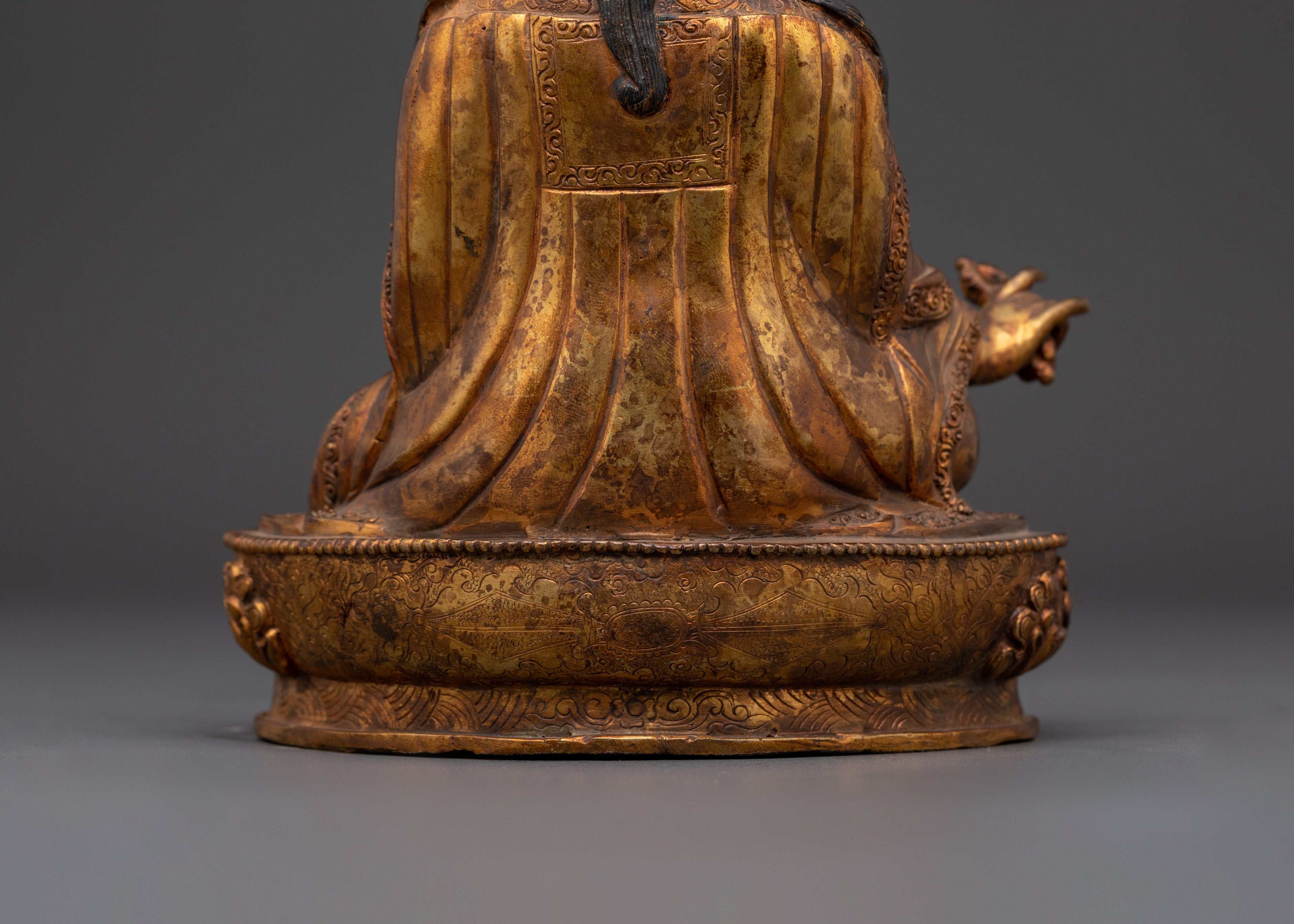 Himalayan Padmasambhava Statue | Tibetan Buddhist Sculpture for Spiritual Practice