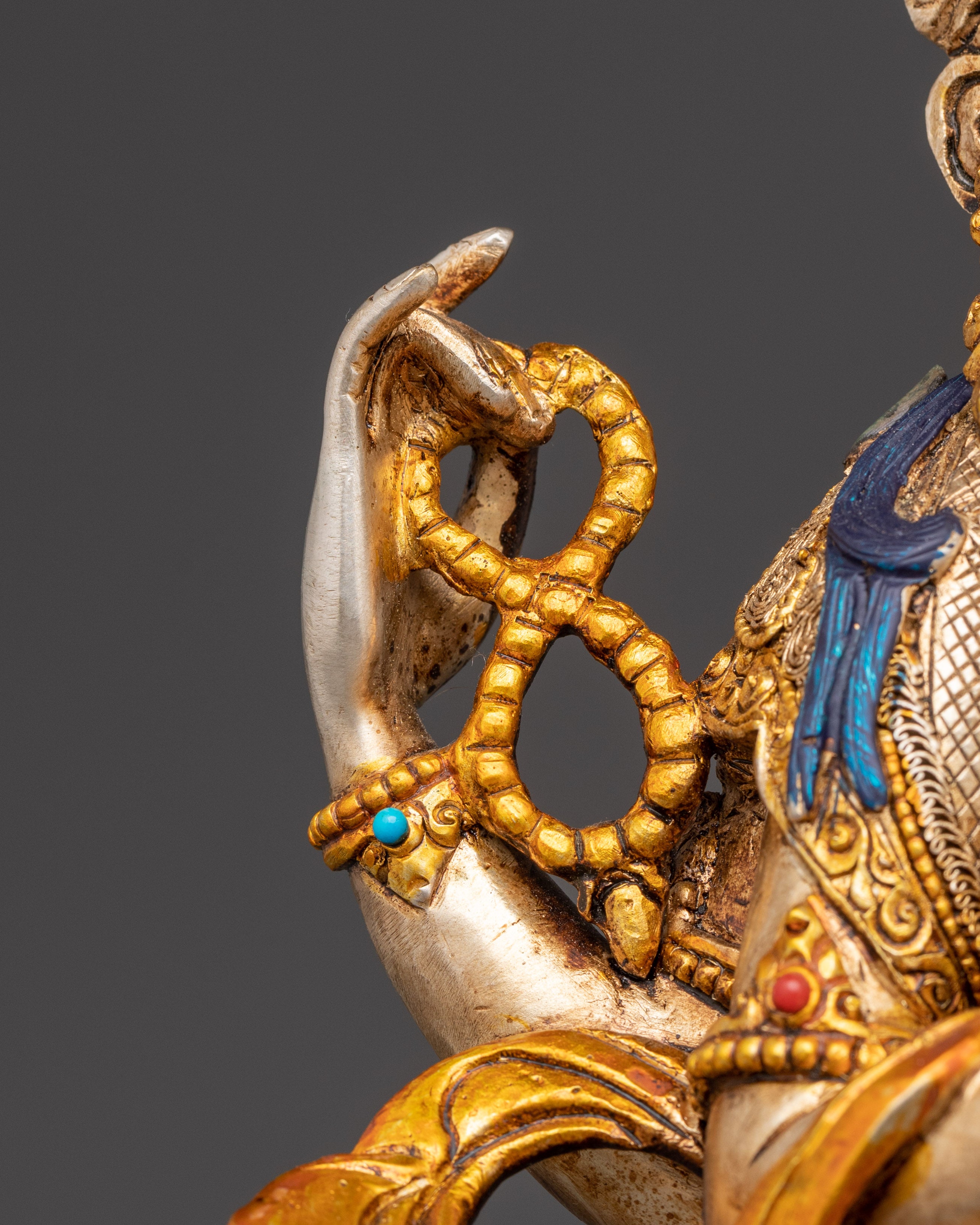 Handcrafted Chenrezig Statue | Tibetan Avalokiteshvara Bodhisattva of Compassion