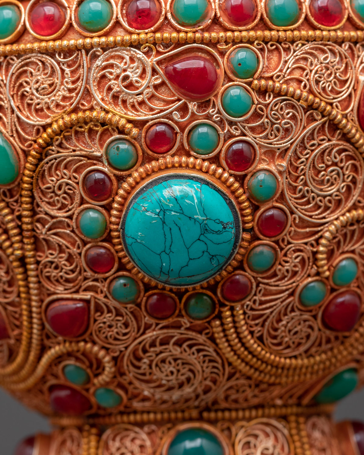 Handcrafted Himalayan Bhumba | Spiritual Copper Ritual Vessel