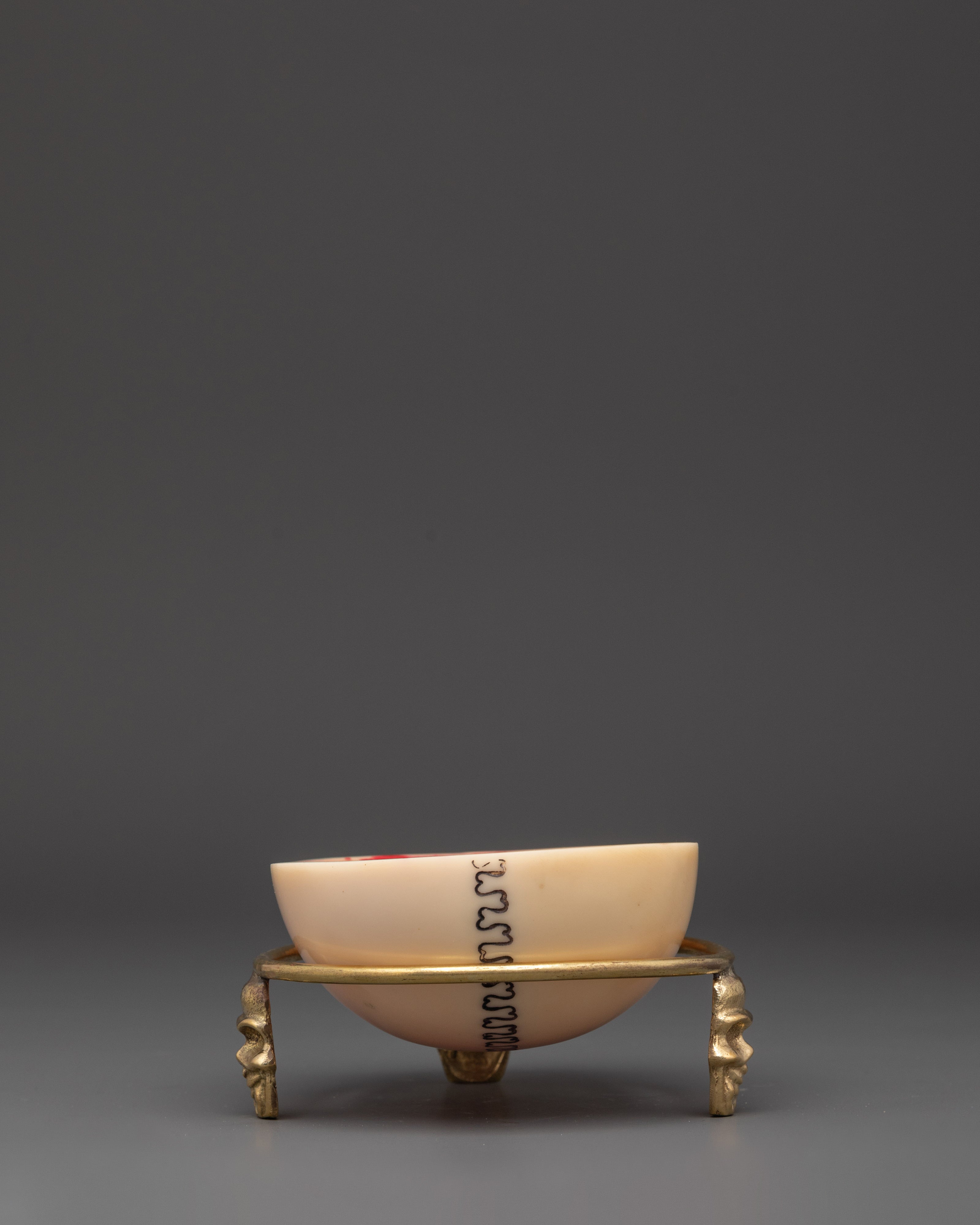 Tantric Buddhist Kapala Skull Bowl | Sacred Vajrayana Ritual Offering Vessel
