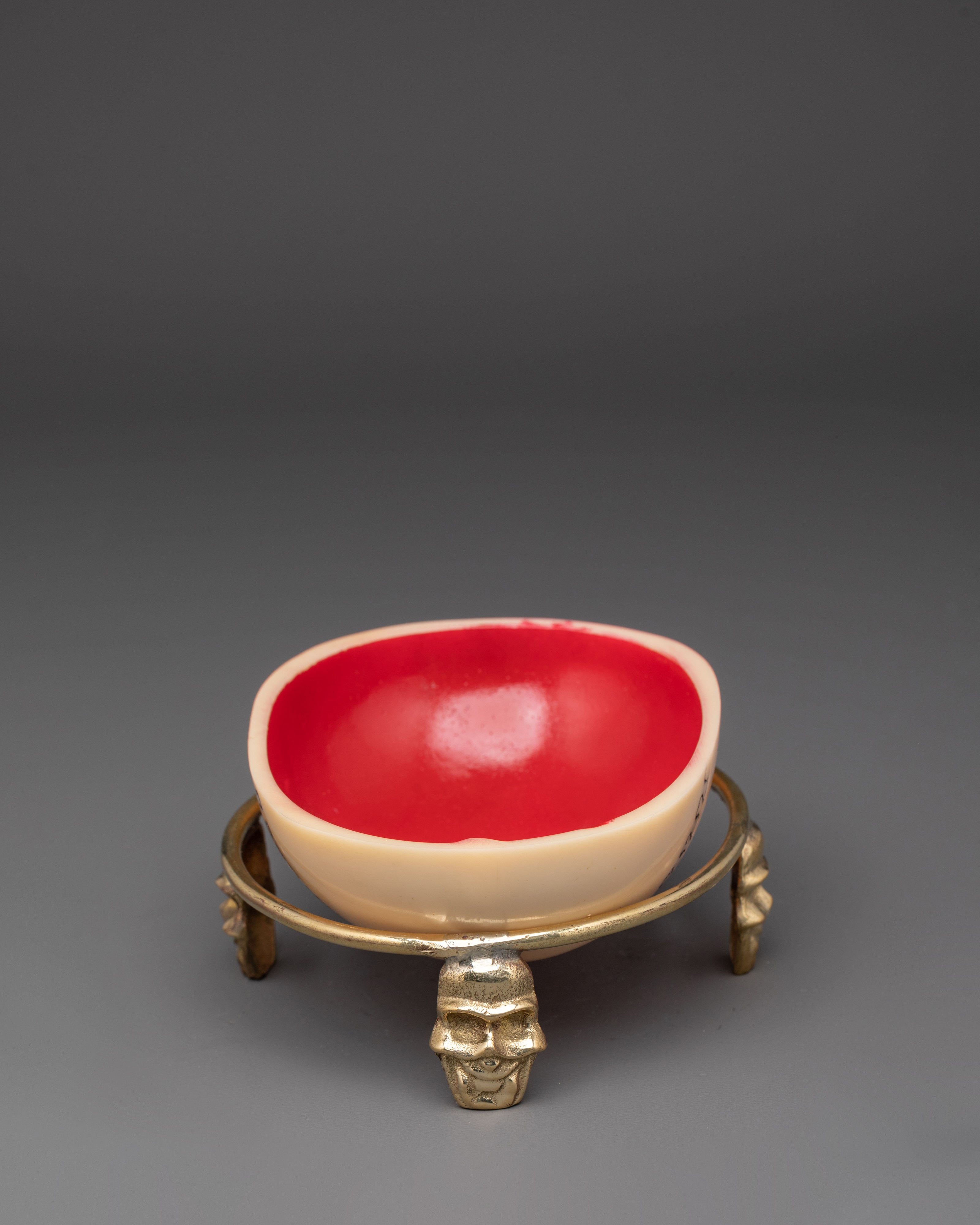 Tantric Buddhist Kapala Skull Bowl | Sacred Vajrayana Ritual Offering Vessel