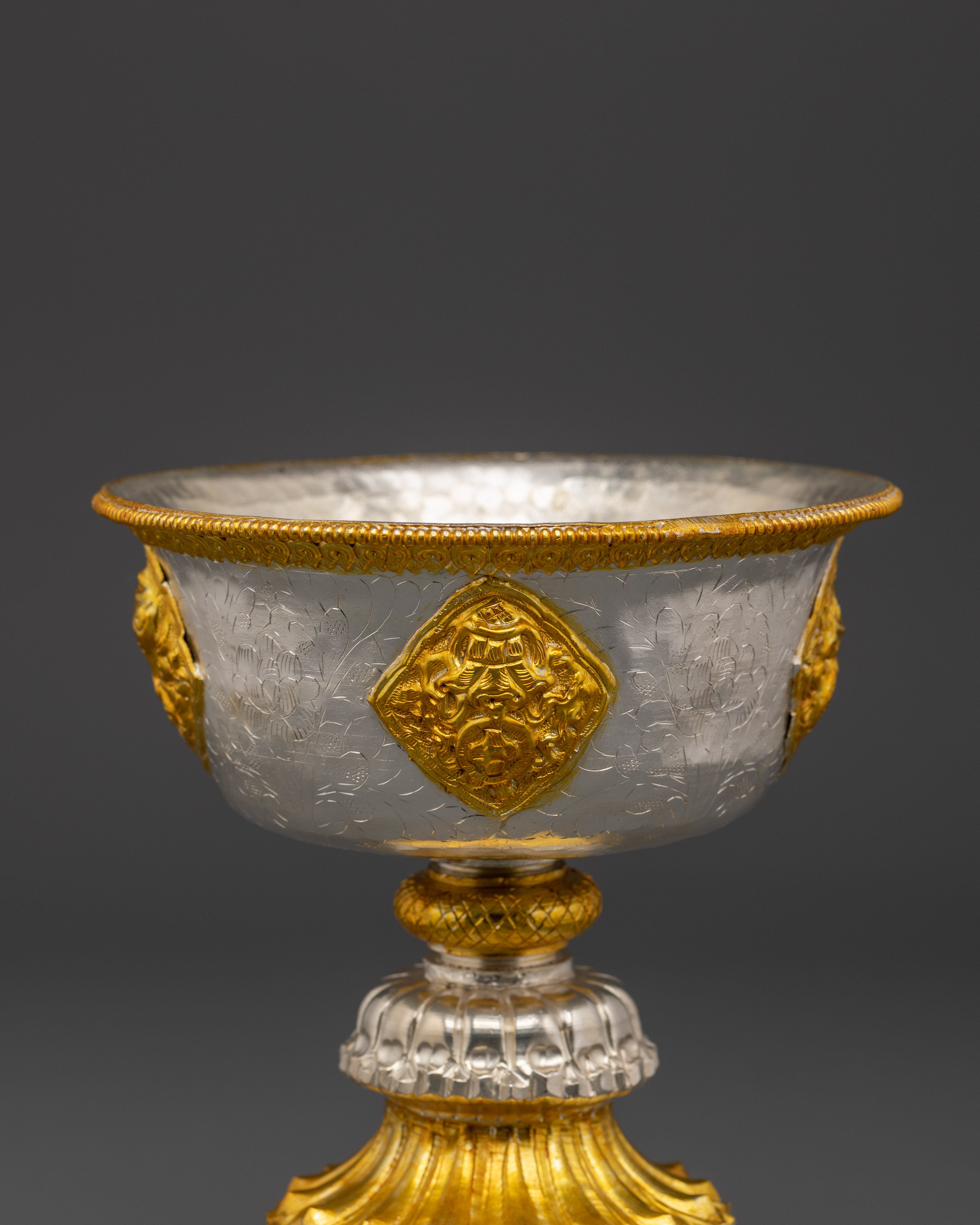 Buddhist Butter Lamp For Altar Decor | Handcrafted Nepalese Art