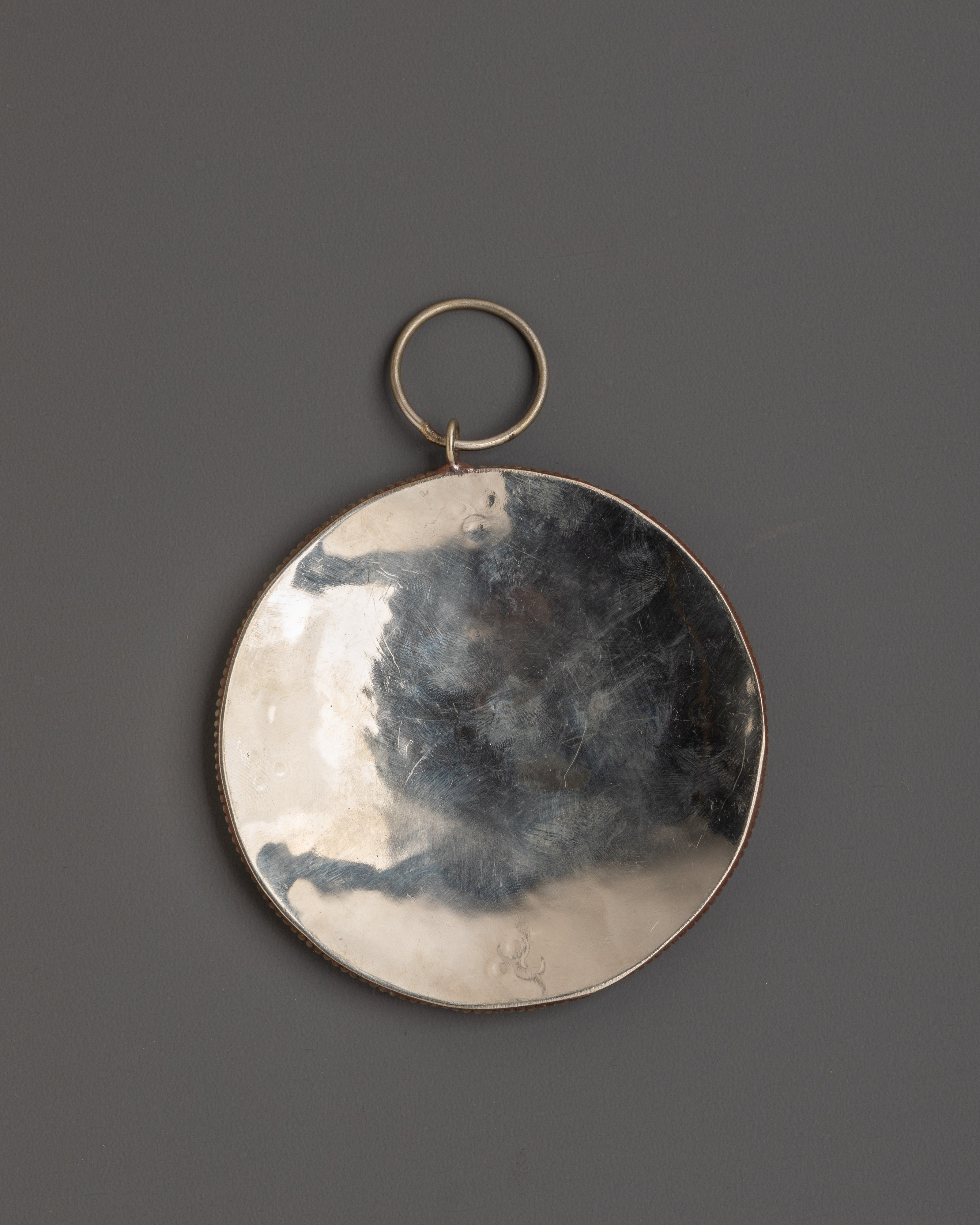 Tibetan Melong Mirror | Sacred Bon Buddhist Ritual Mirror for Meditation