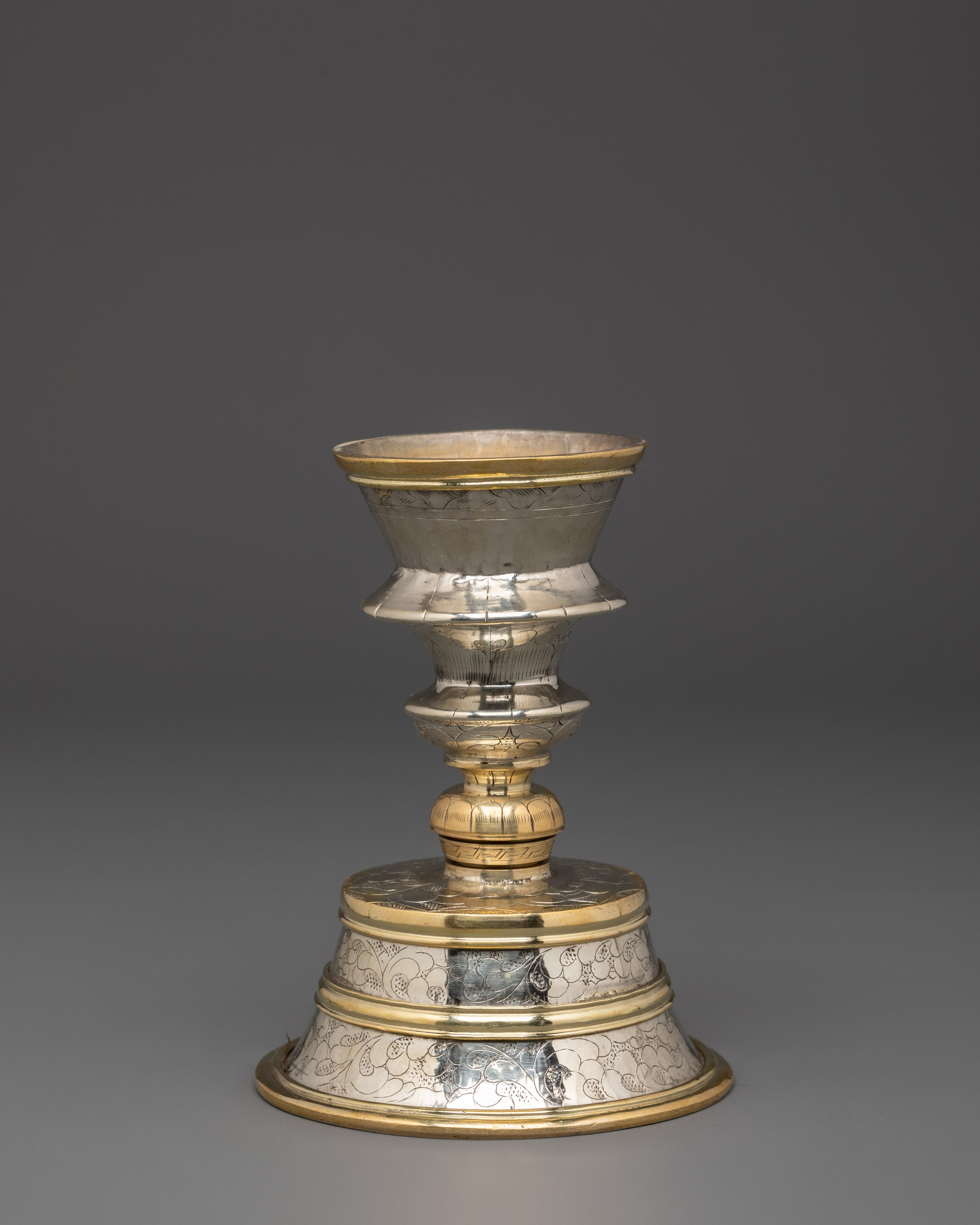 Tibetan Buddhist Light Offering Butter Lamp Set | Ritual Buddhist Ceremonial Tool