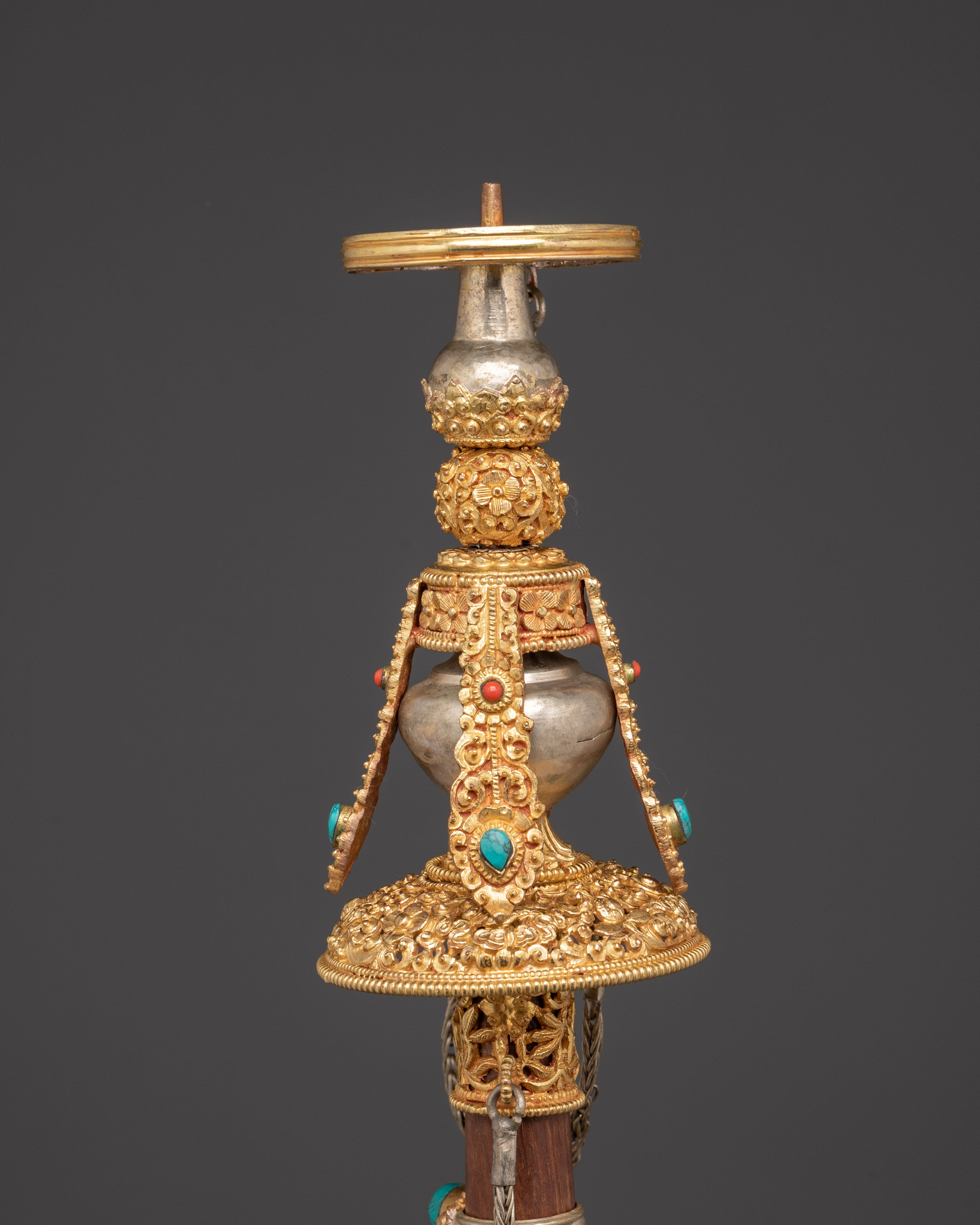 Handcrafted Tibetan Gyaling Horn | Spiritual Instrument for Meditation & Rituals