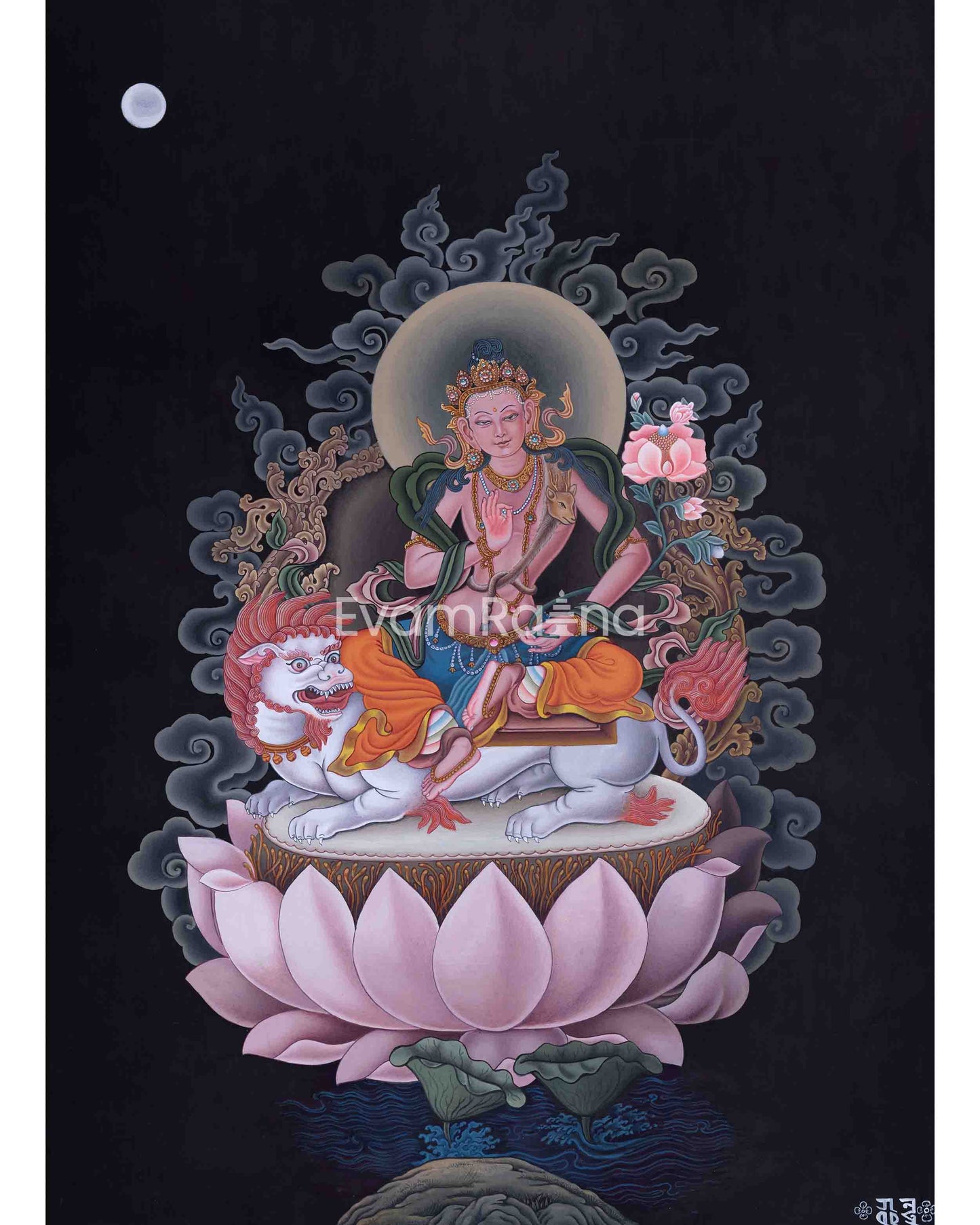 Himalayan Giclee Print For Chenrezig Puja