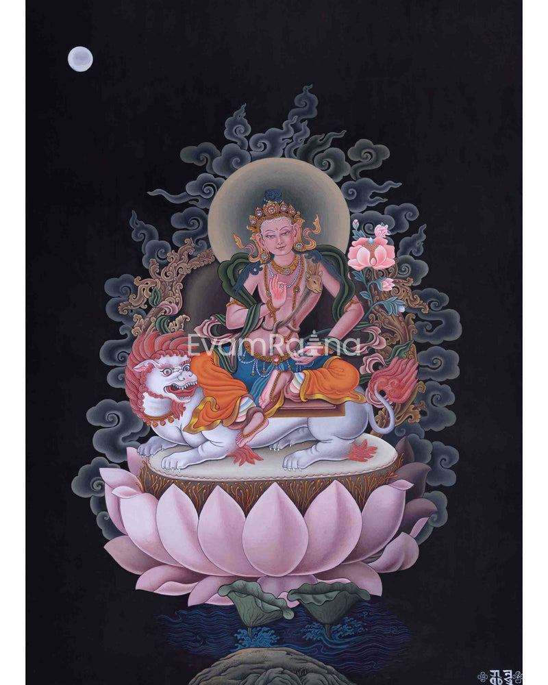 Himalayan Giclee Print For Chenrezig Puja