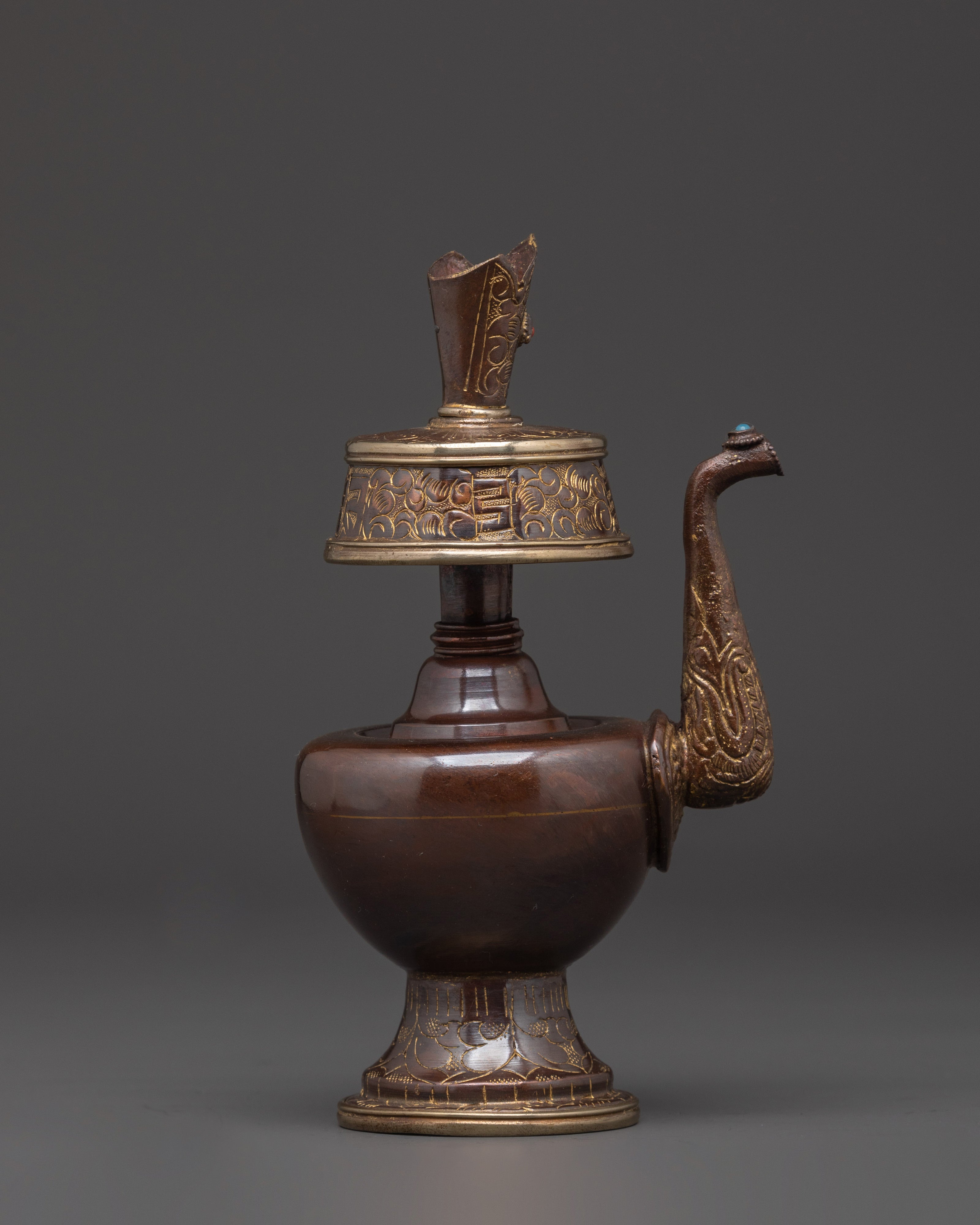 Bhumba Sacred Ritual Vase | Handcrafted Tibetan Buddhist Offering Vase