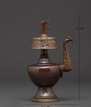 Bhumba Sacred Ritual Vase | Handcrafted Tibetan Buddhist Offering Vase