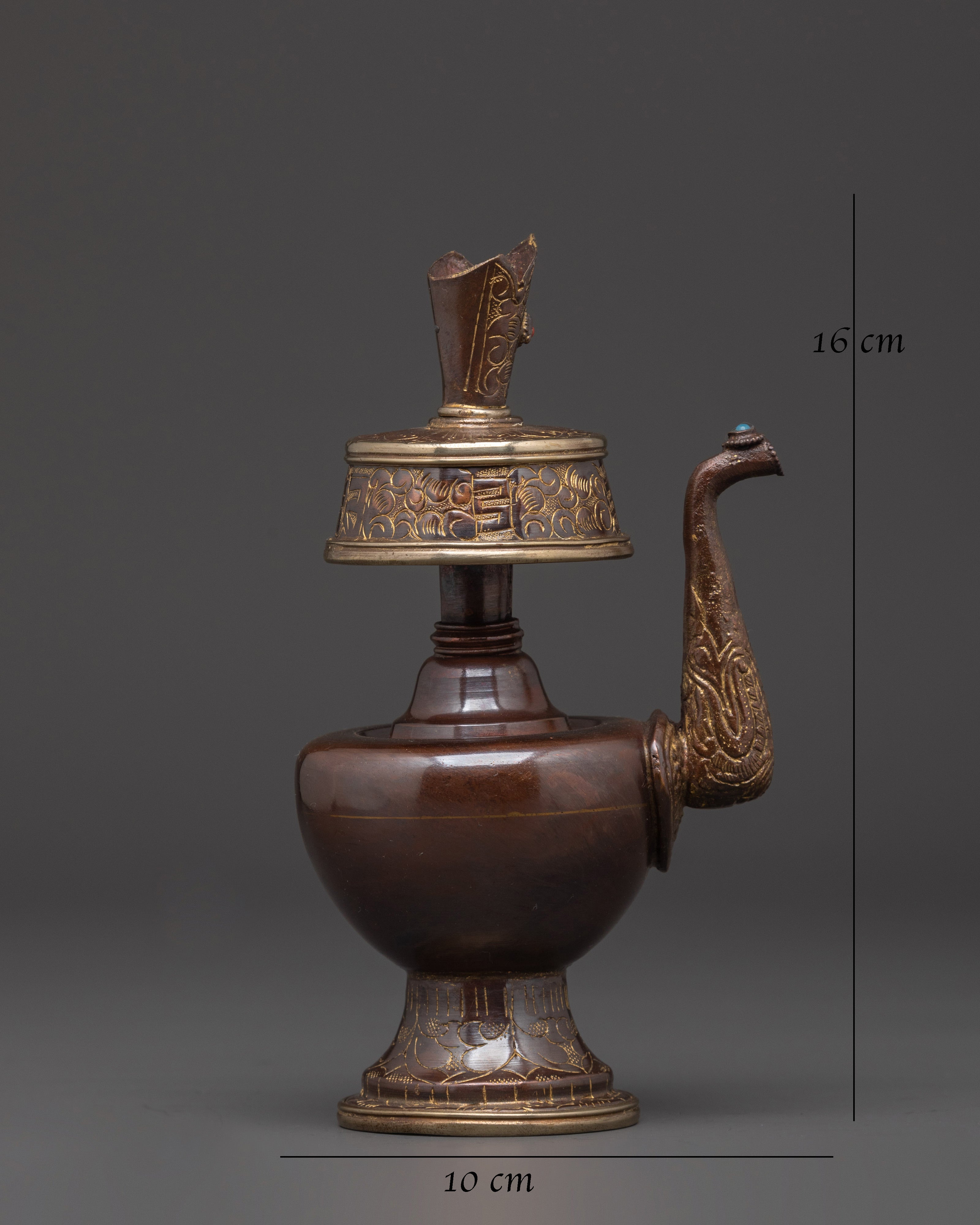 Bhumba Sacred Ritual Vase | Handcrafted Tibetan Buddhist Offering Vase