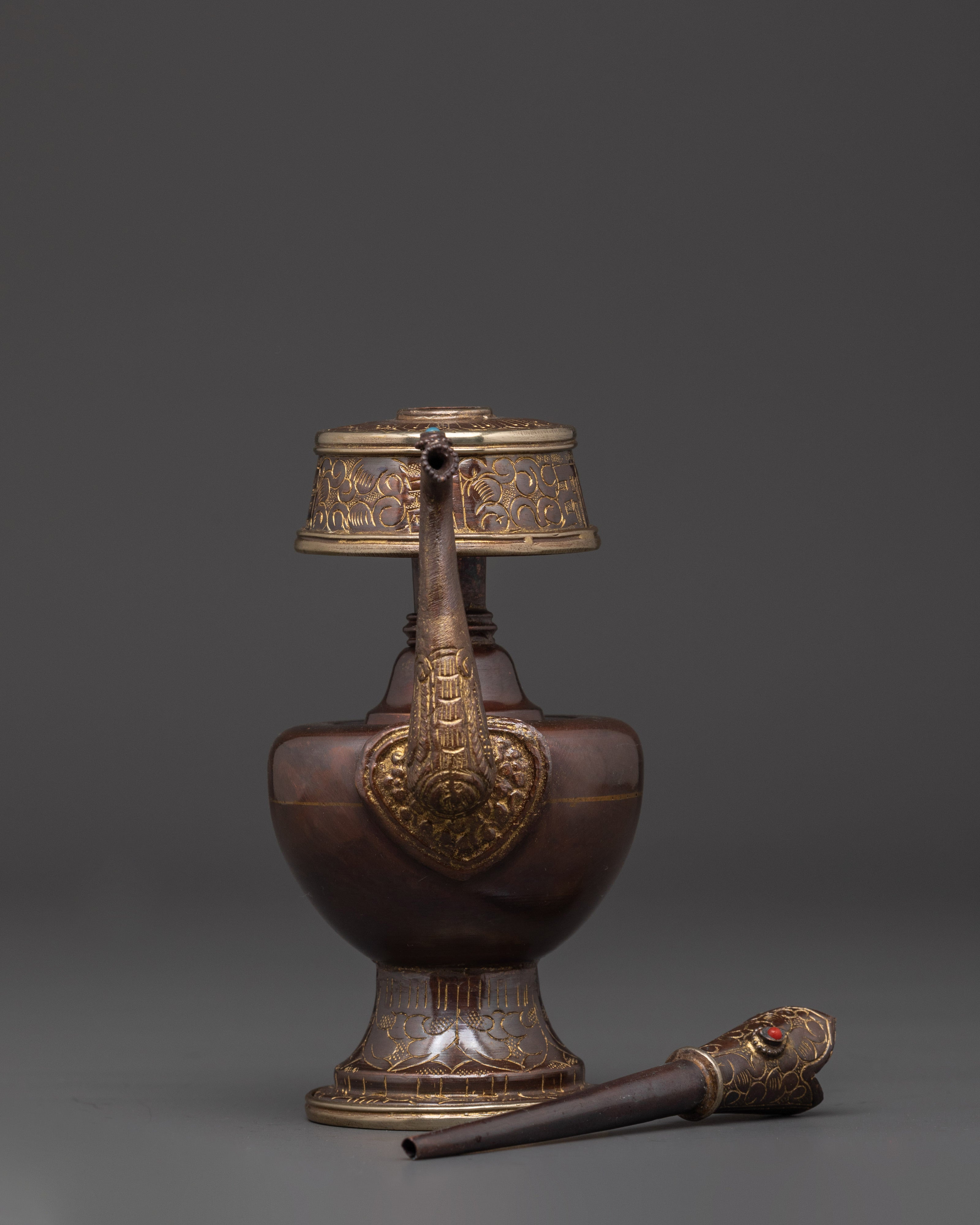 Bhumba Sacred Ritual Vase | Handcrafted Tibetan Buddhist Offering Vase