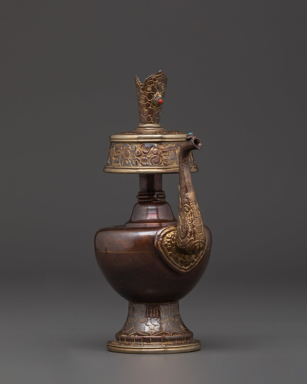 Bhumba Sacred Ritual Vase | Handcrafted Tibetan Buddhist Offering Vase