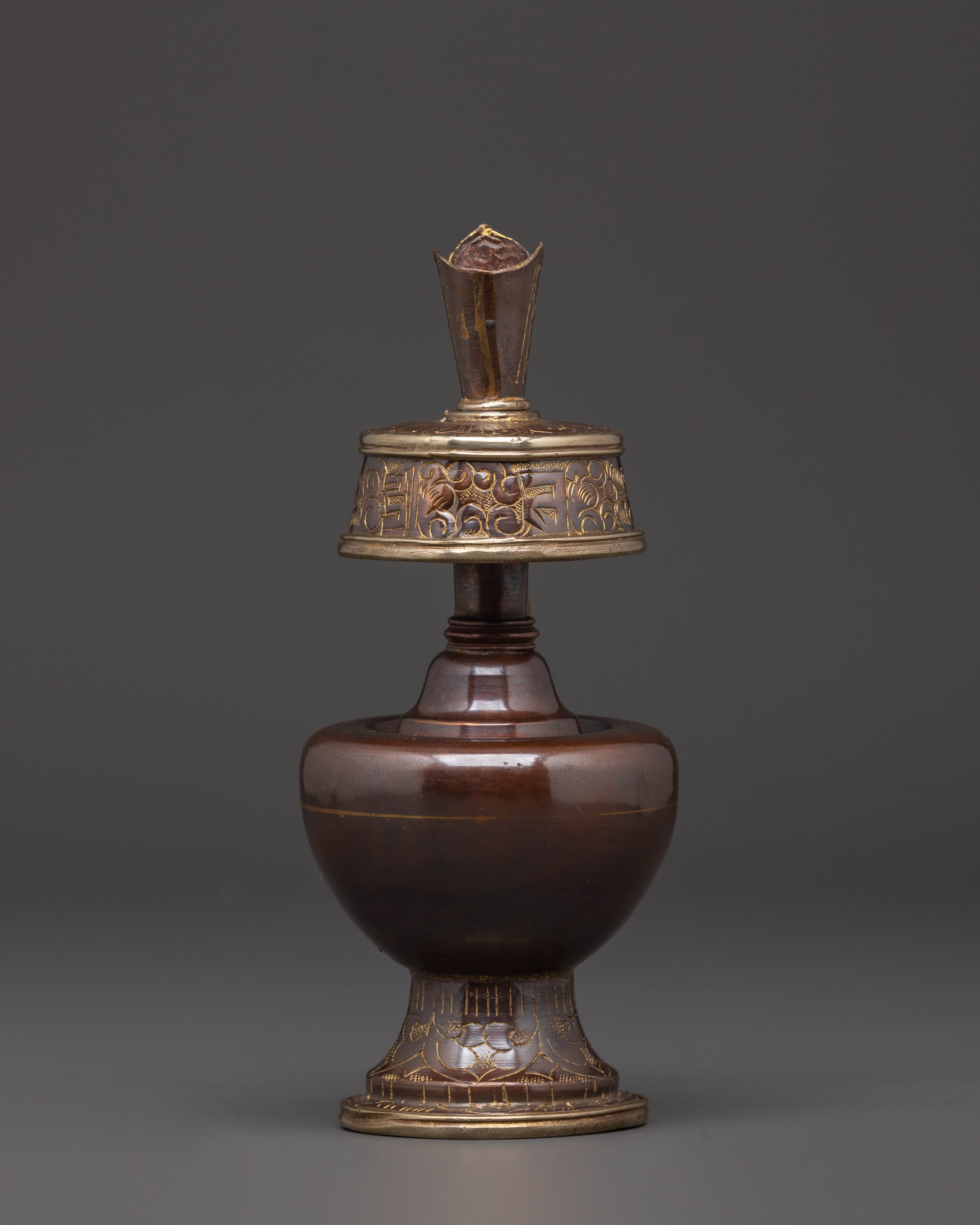 Bhumba Sacred Ritual Vase | Handcrafted Tibetan Buddhist Offering Vase