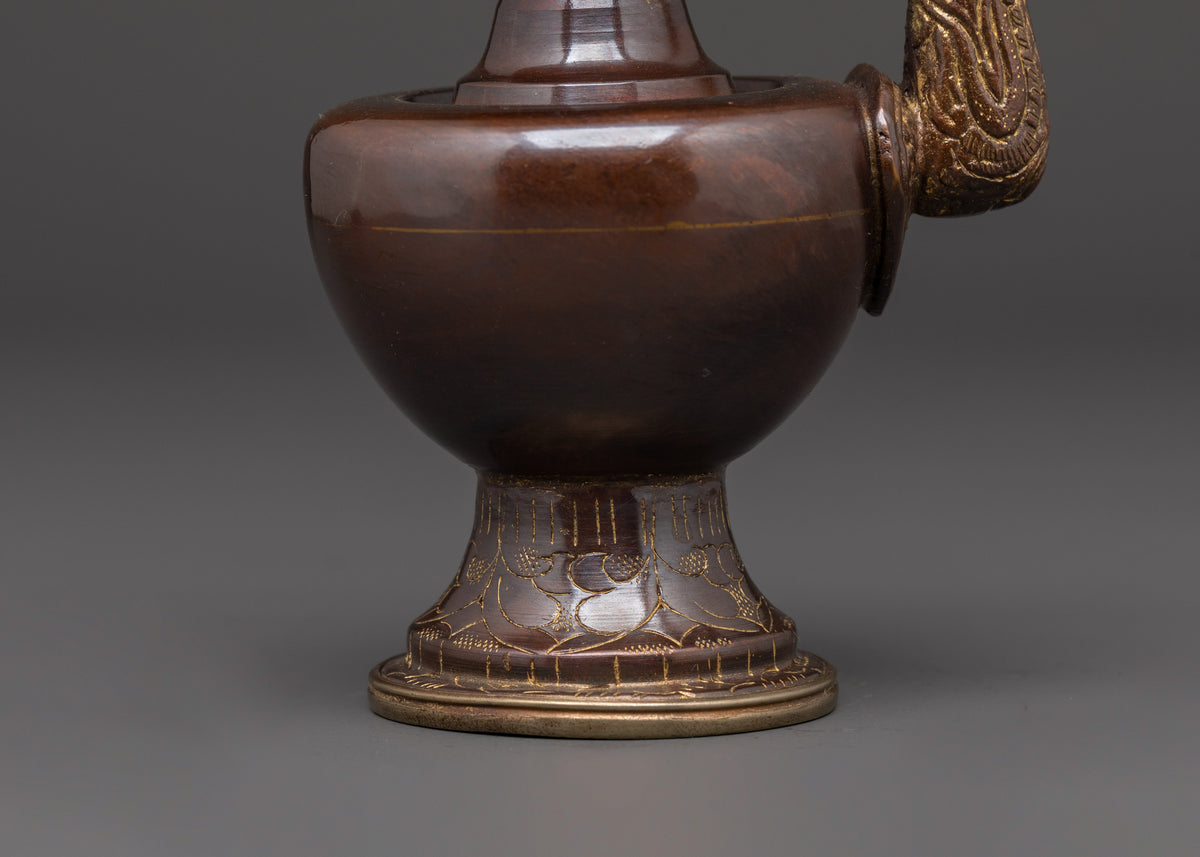 Bhumba Sacred Ritual Vase | Handcrafted Tibetan Buddhist Offering Vase