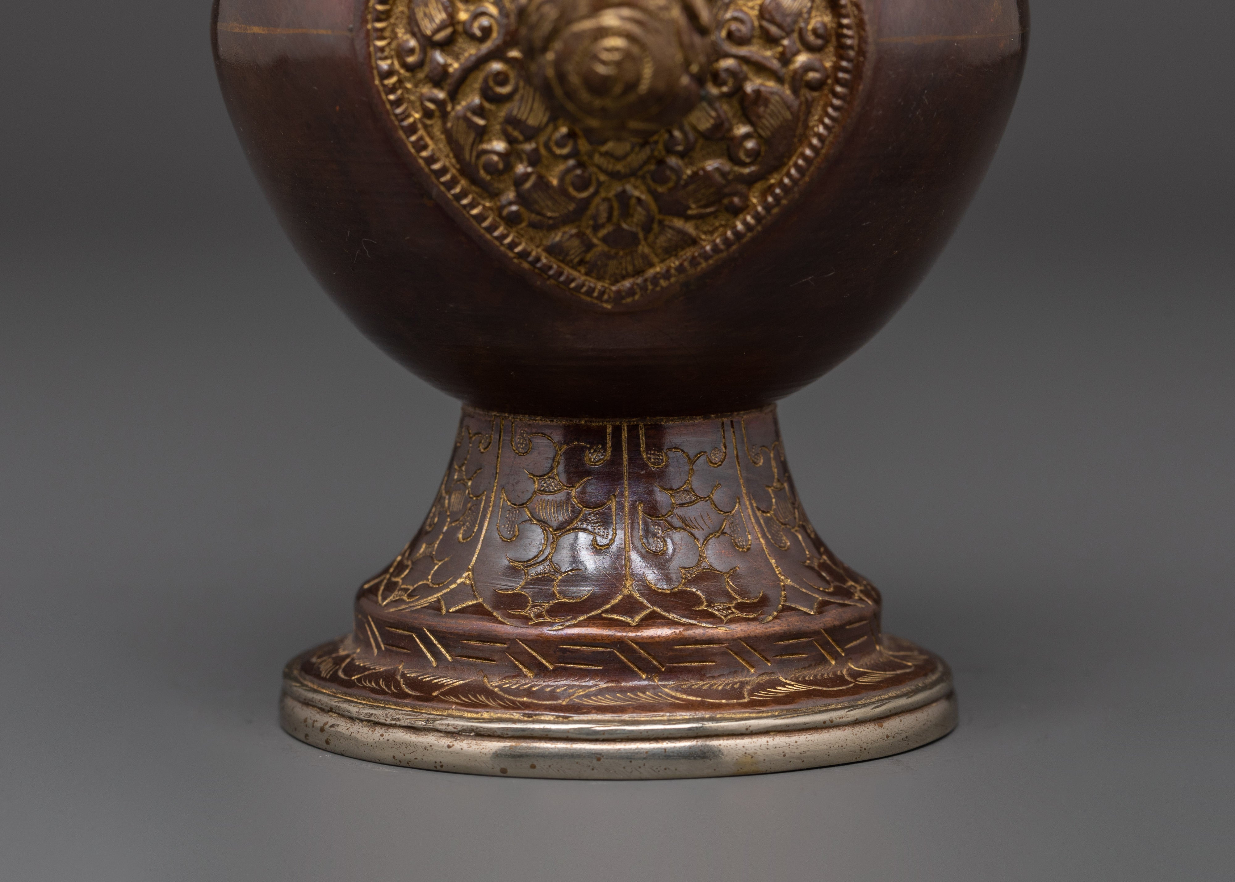Butter Lamp Set Symbolic Offering Vessel | Ritual Vase for Buddhist Offerings