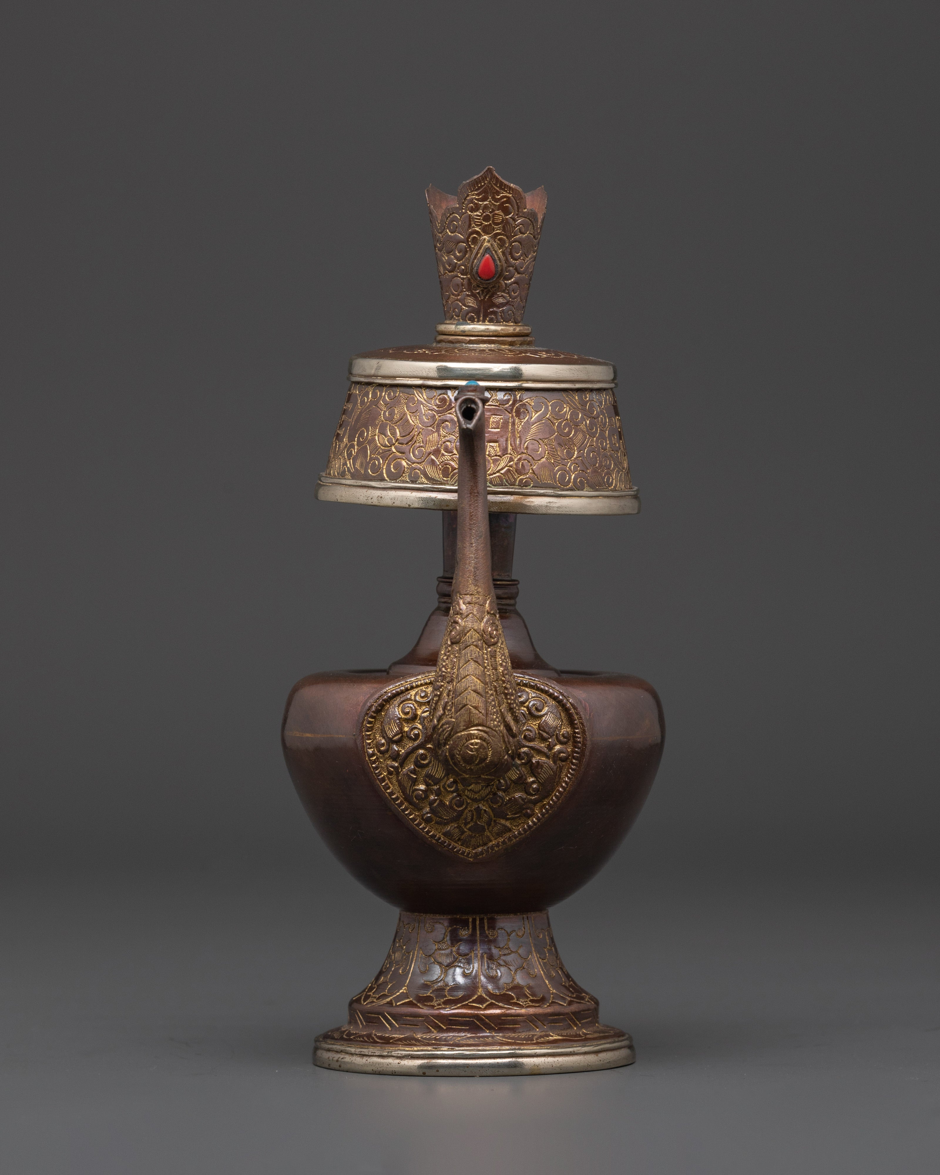Butter Lamp Set Symbolic Offering Vessel | Ritual Vase for Buddhist Offerings