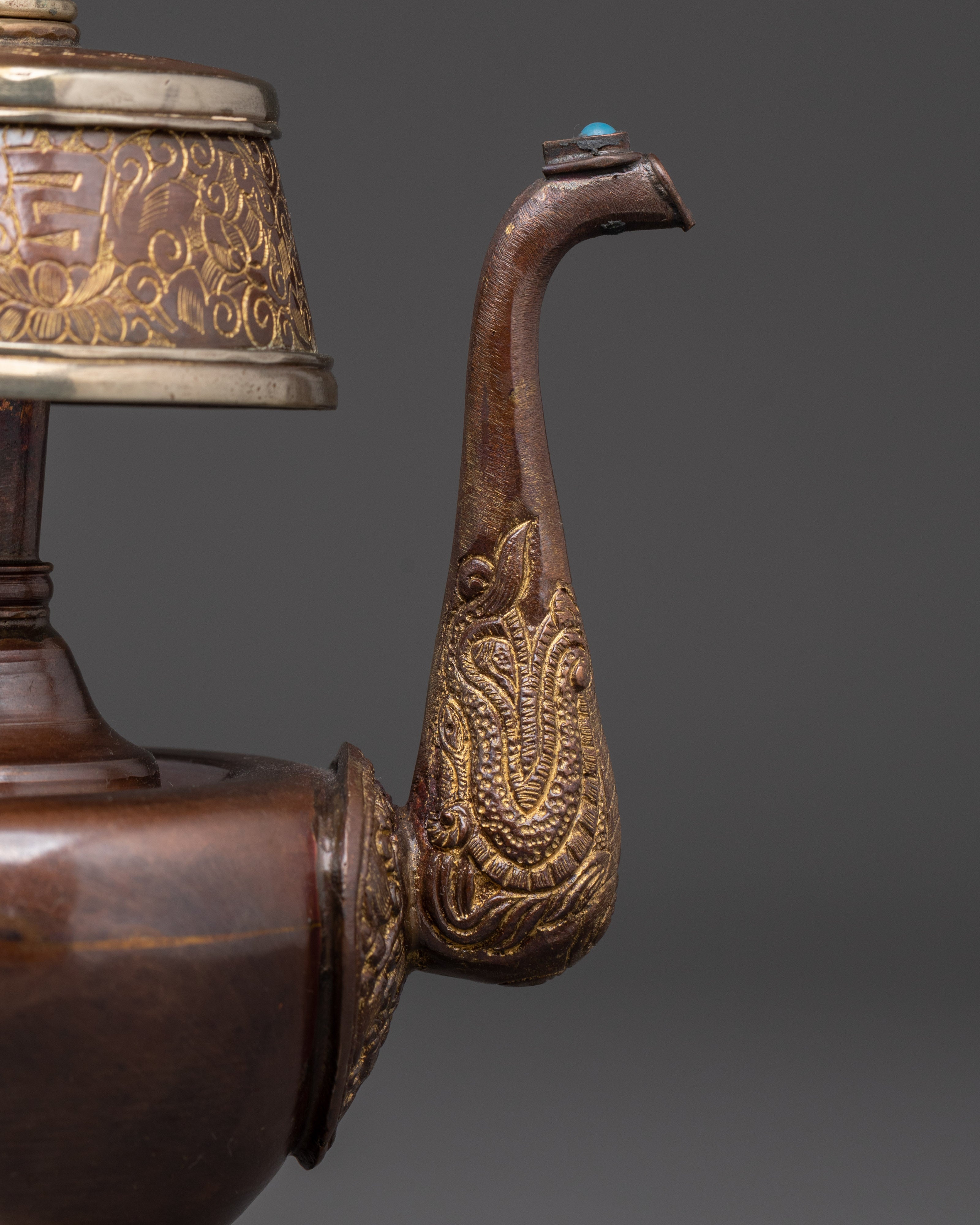 Butter Lamp Set Symbolic Offering Vessel | Ritual Vase for Buddhist Offerings