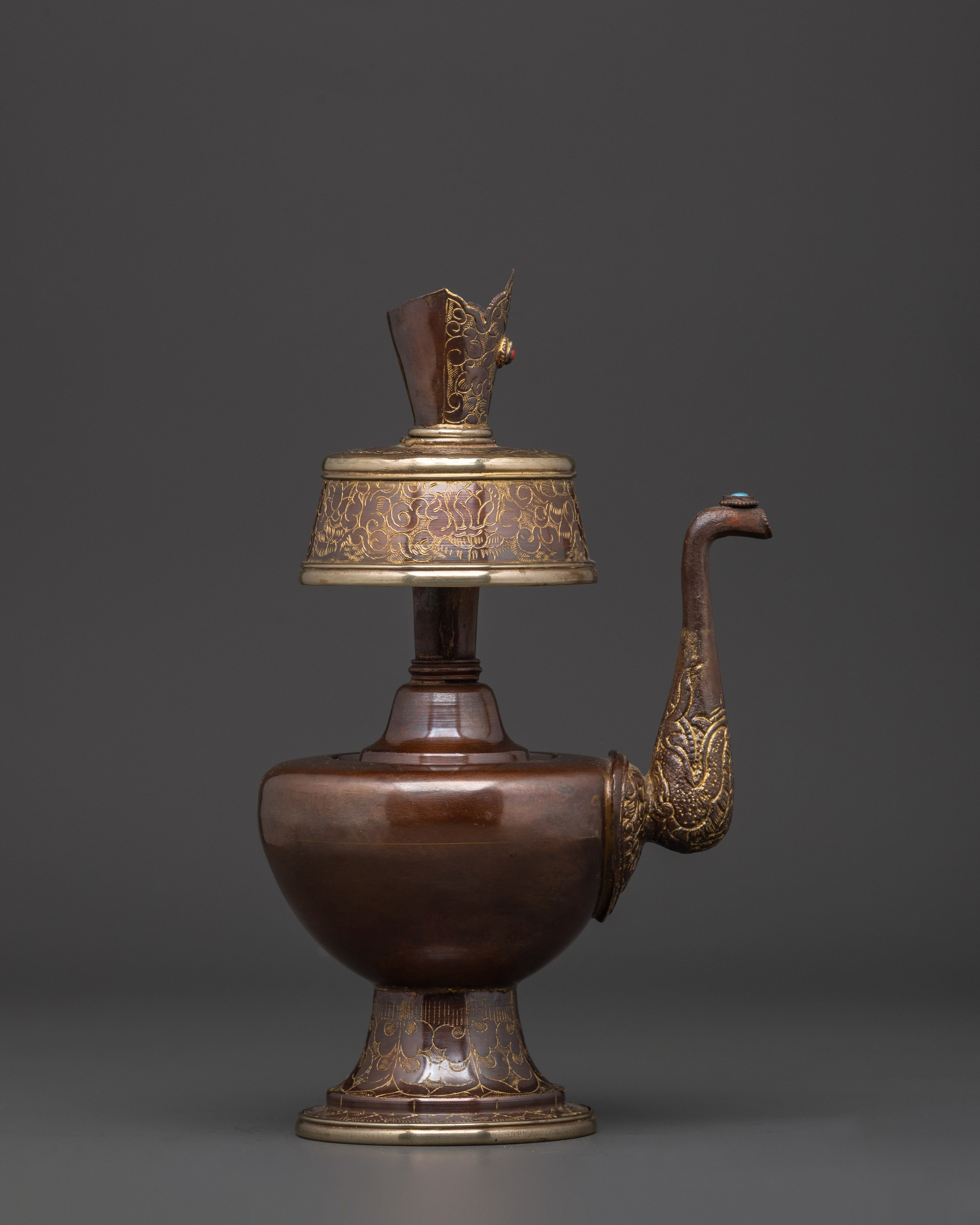 Himalayan Bhumba Set | Tibetan Offering Vessel