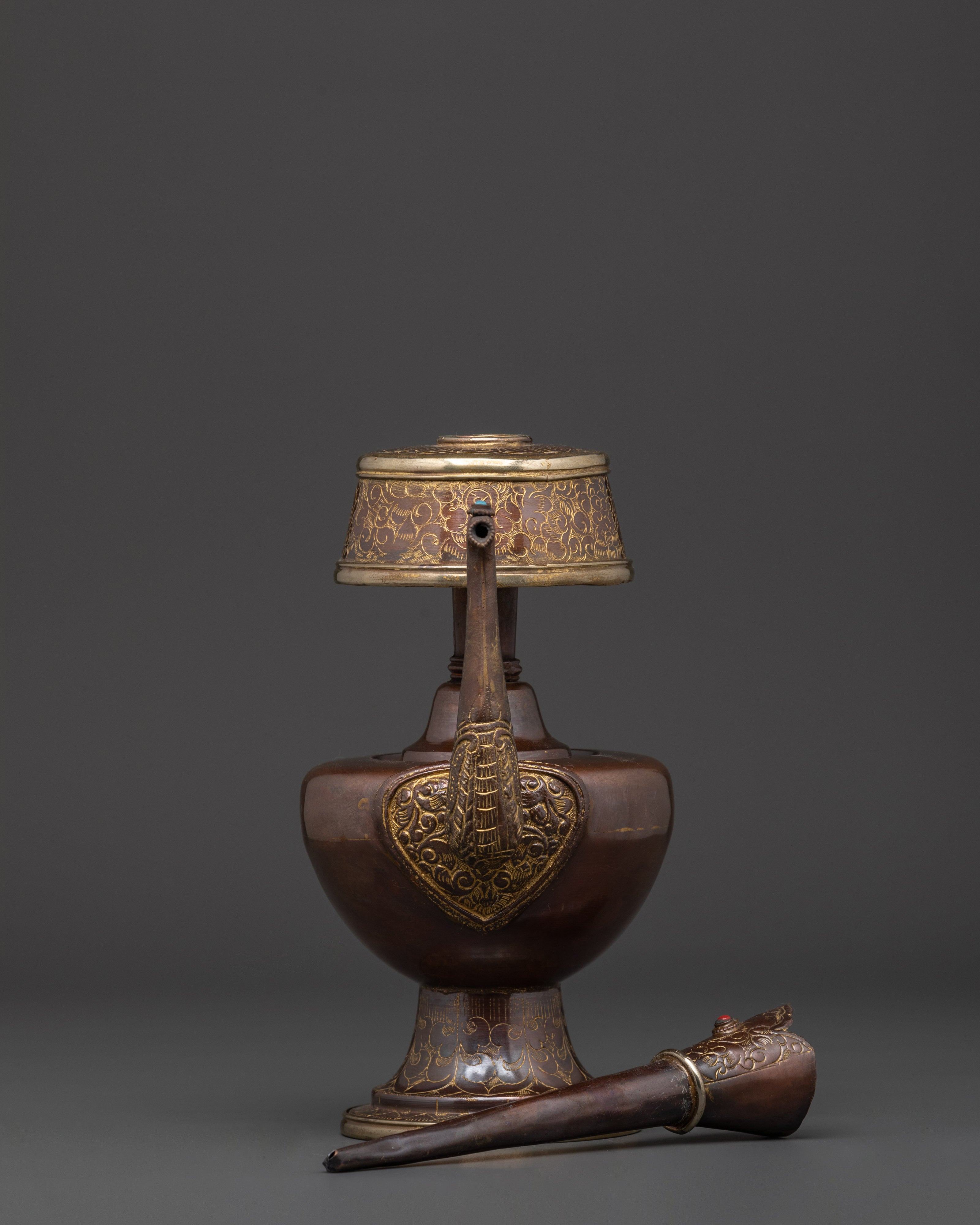 Himalayan Bhumba Set | Tibetan Offering Vessel