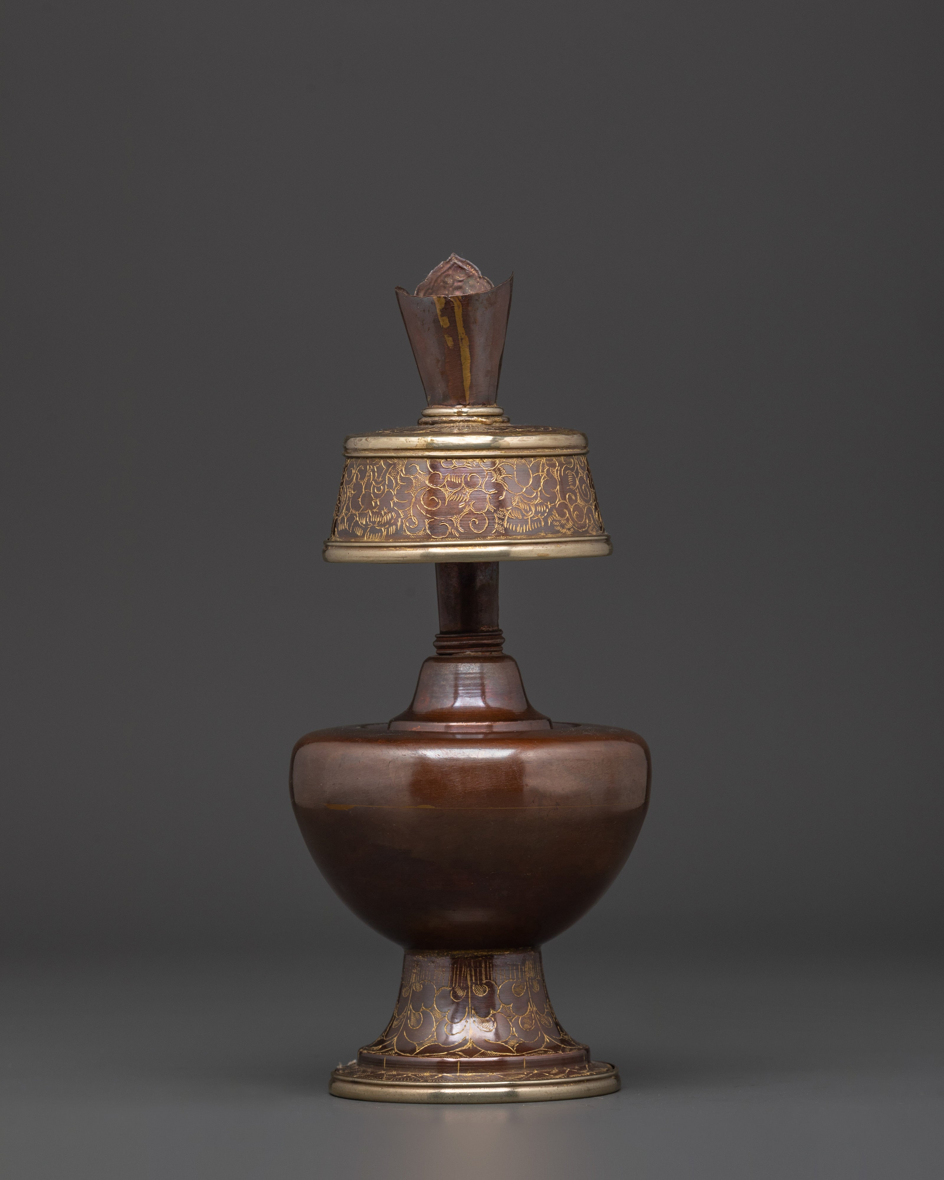 Himalayan Bhumba Set | Tibetan Offering Vessel