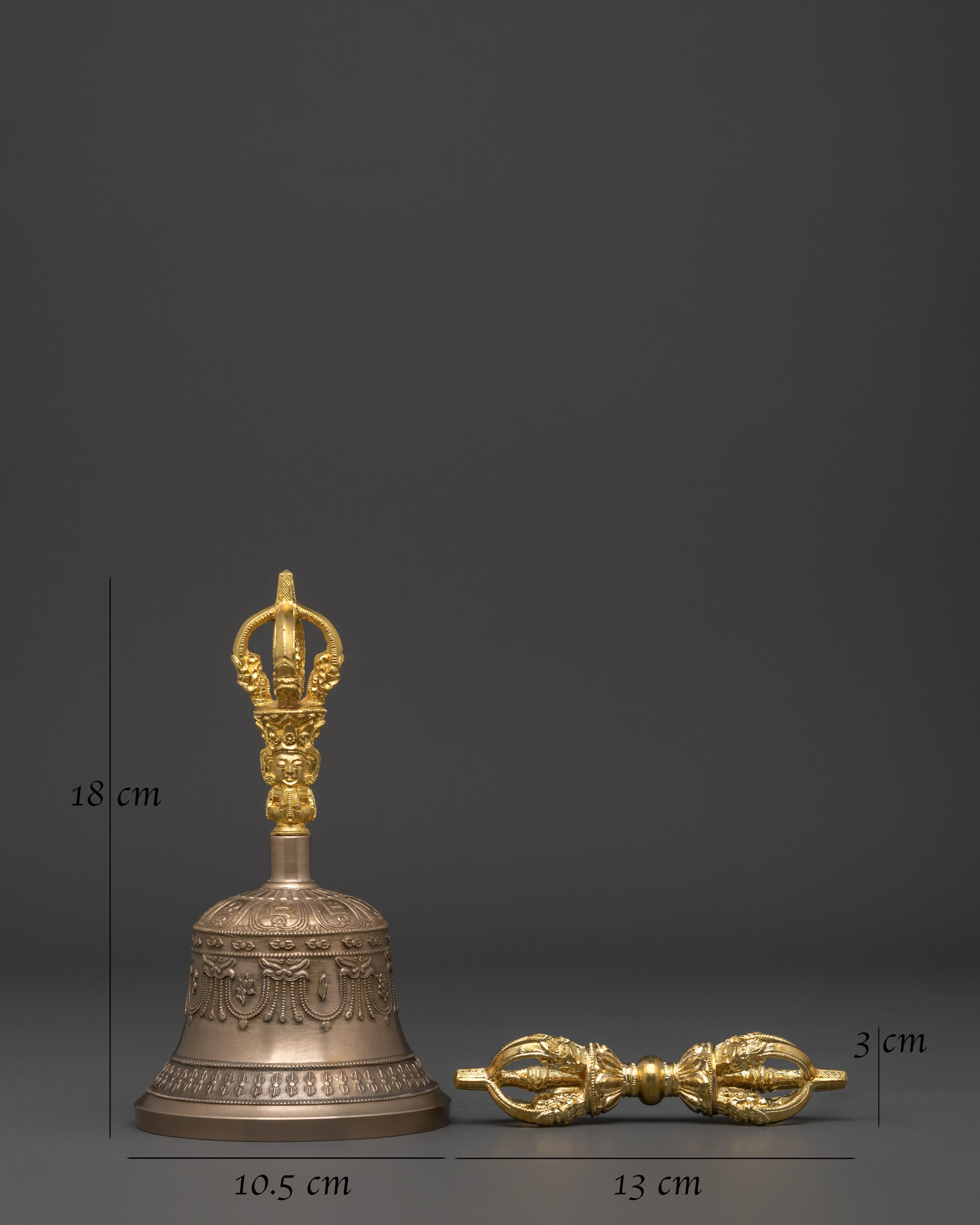 Sacred Tibetan Bell And Vajra | Rituals, and Altar Decor