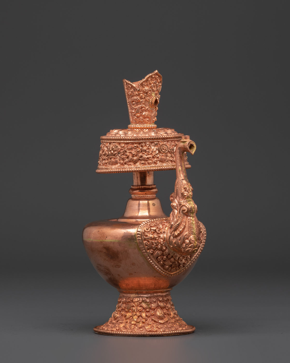 Buddhist Ritual Vessel | Copper Ritual Water Offering Vessel
