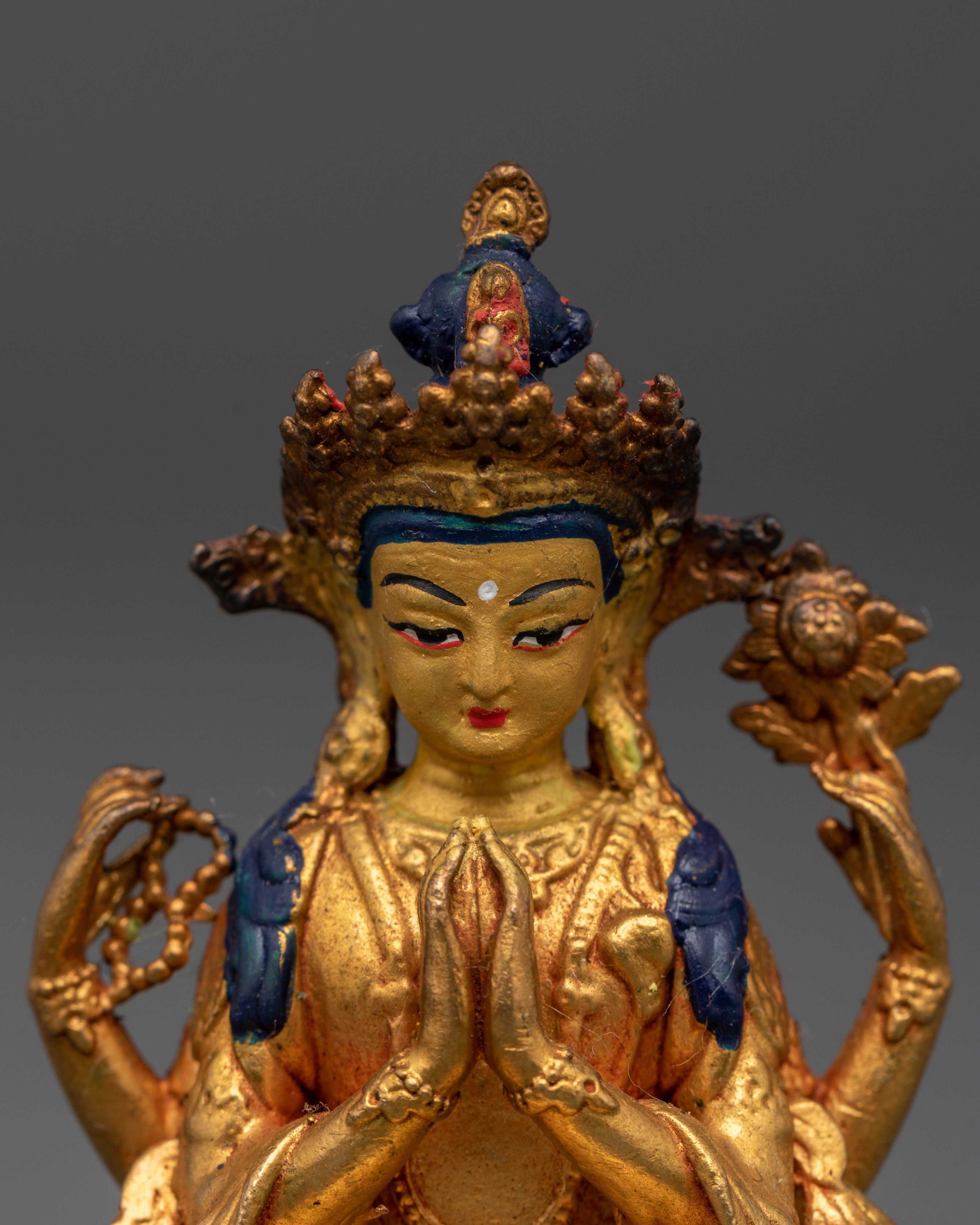 Himalayan Chenrezig Statue | Avalokiteshvara Bodhisattva of Compassion