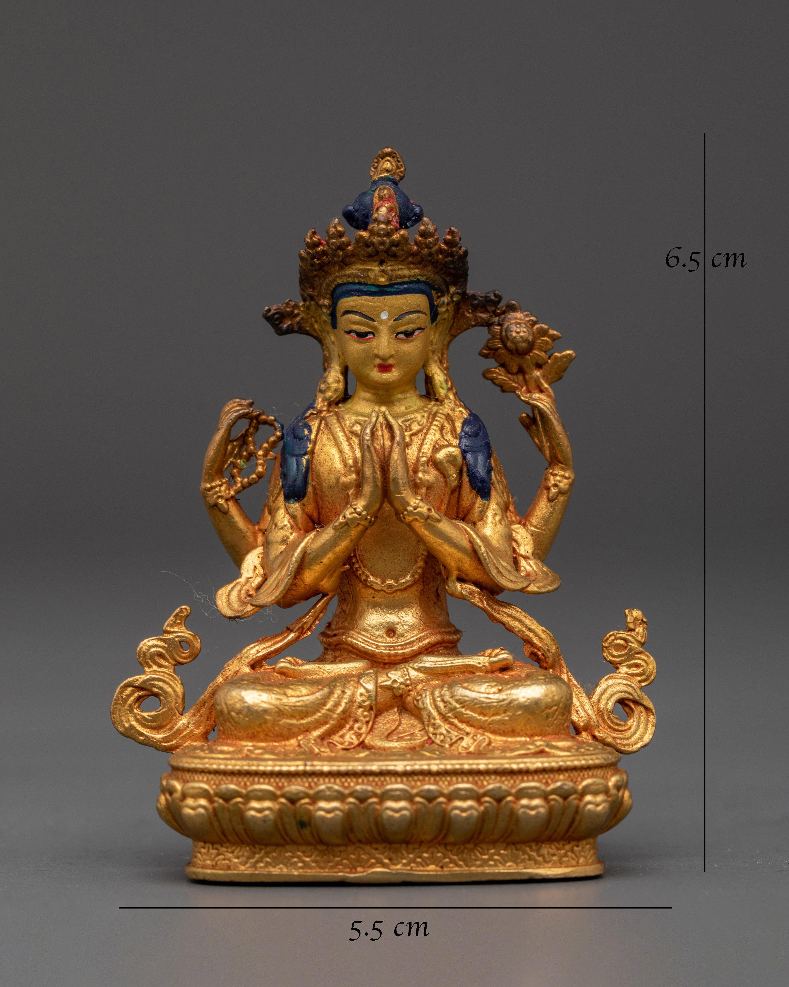 Himalayan Chenrezig Statue | Avalokiteshvara Bodhisattva of Compassion