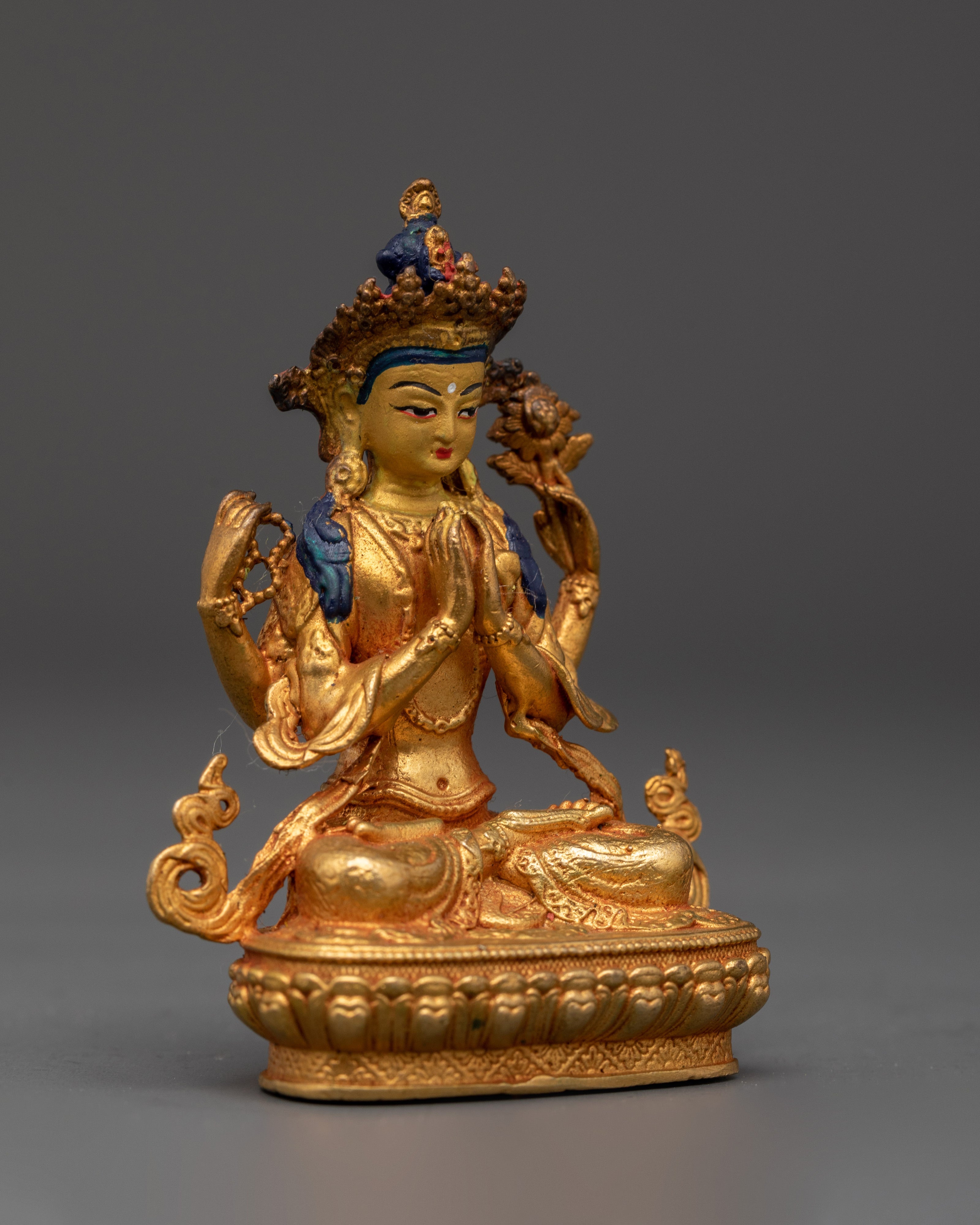 Himalayan Chenrezig Statue | Avalokiteshvara Bodhisattva of Compassion