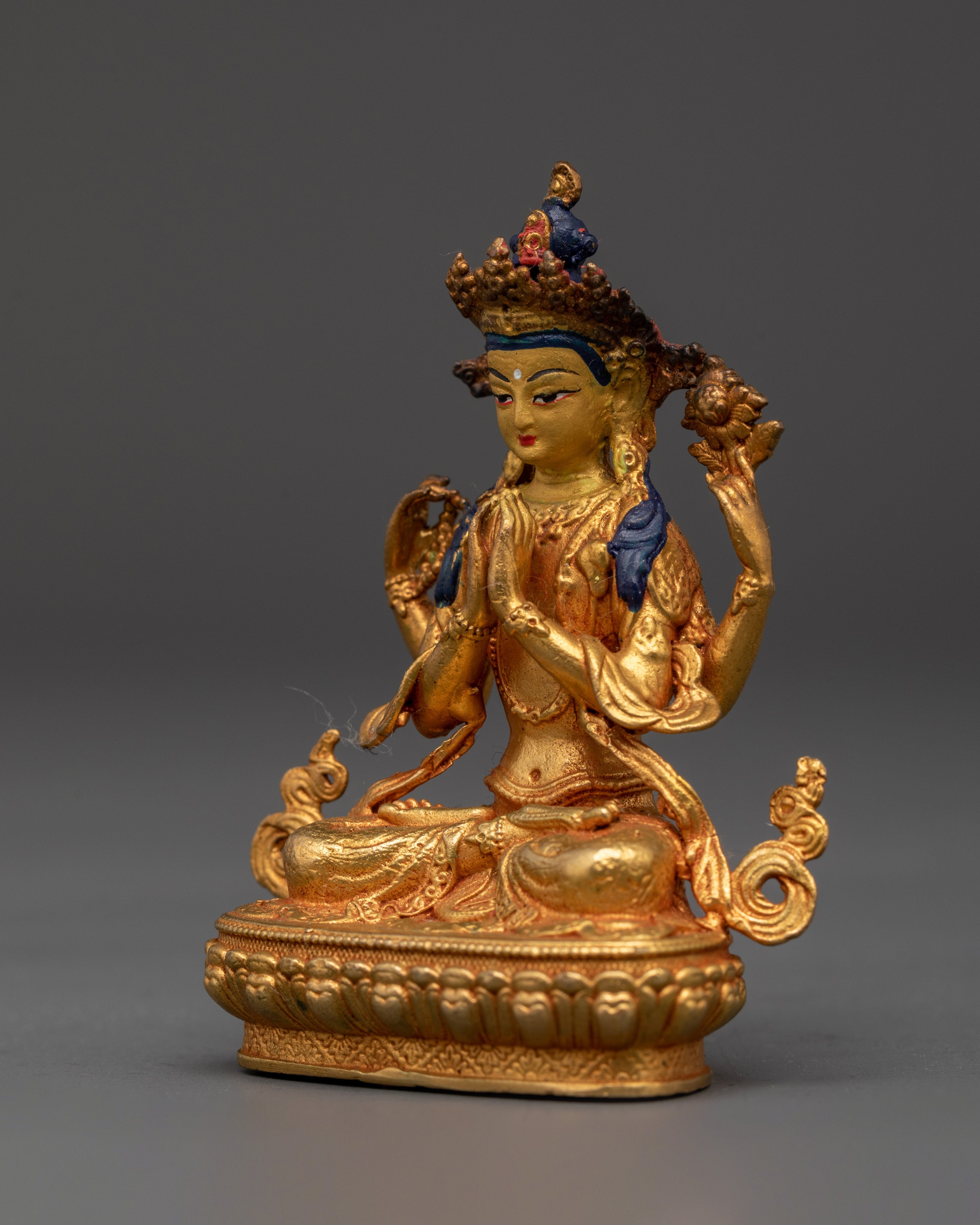 Himalayan Chenrezig Statue | Avalokiteshvara Bodhisattva of Compassion