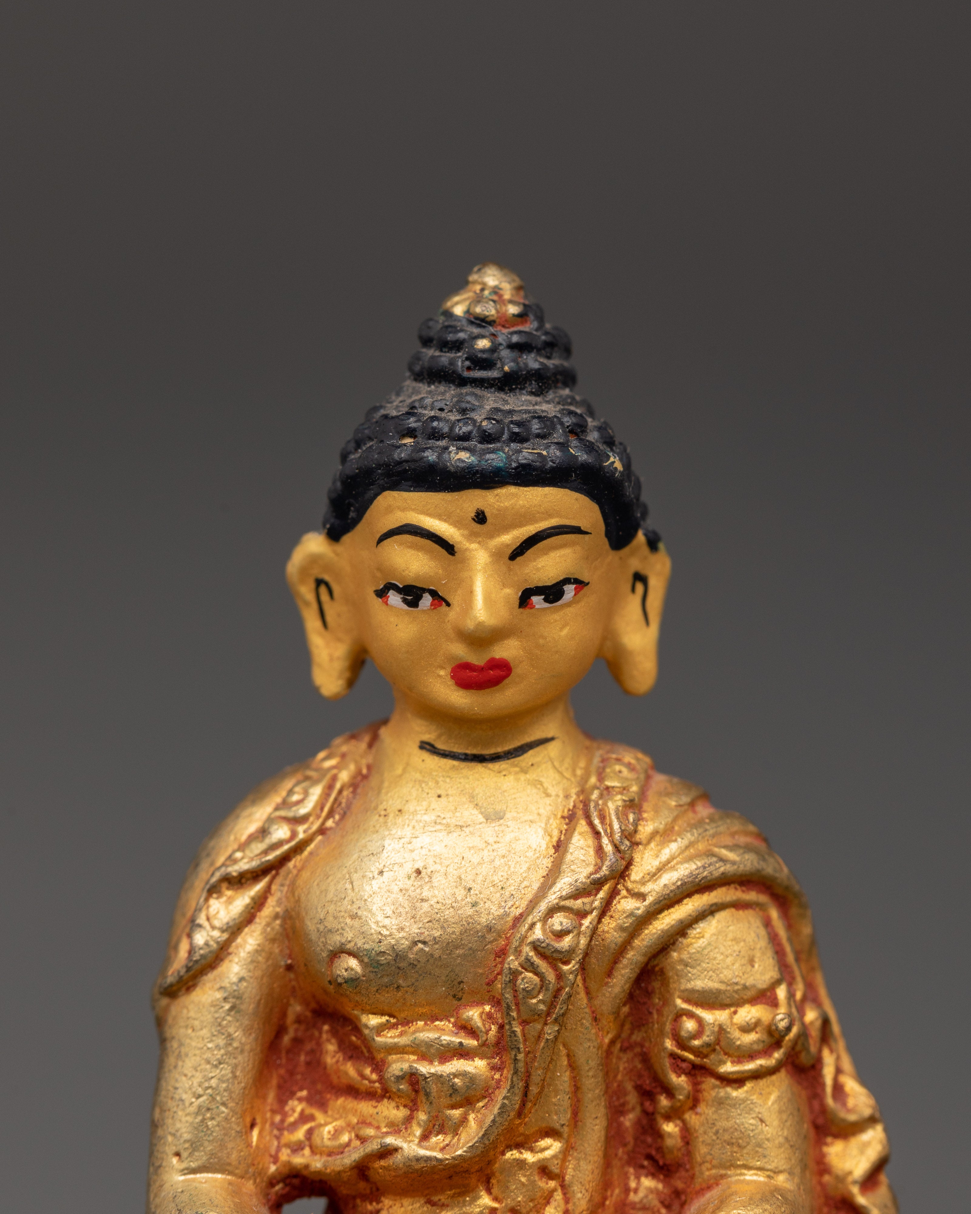 Himalayan Amitabha Buddha Figurine | Statue of Infinite Light and Compassion