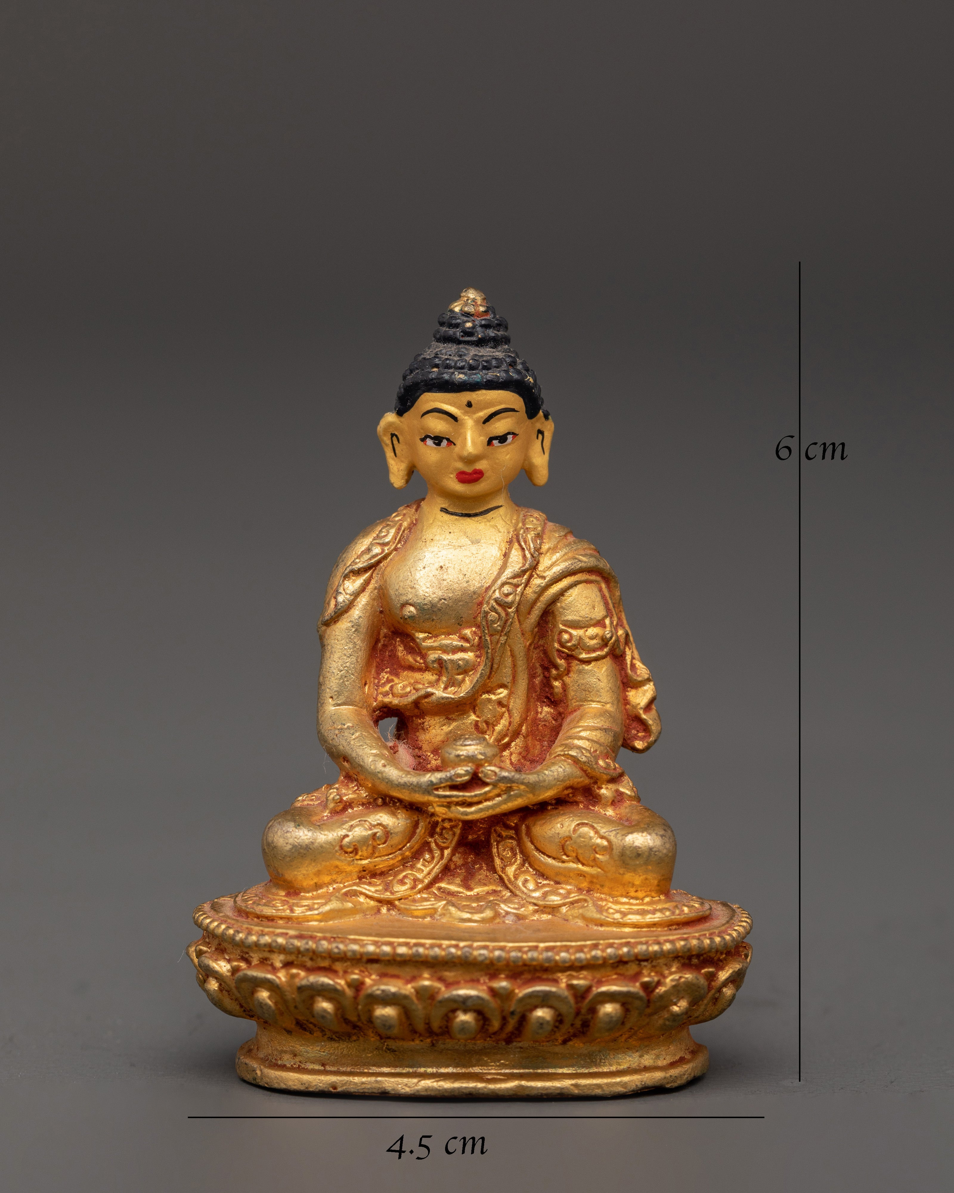 Himalayan Amitabha Buddha Figurine | Statue of Infinite Light and Compassion