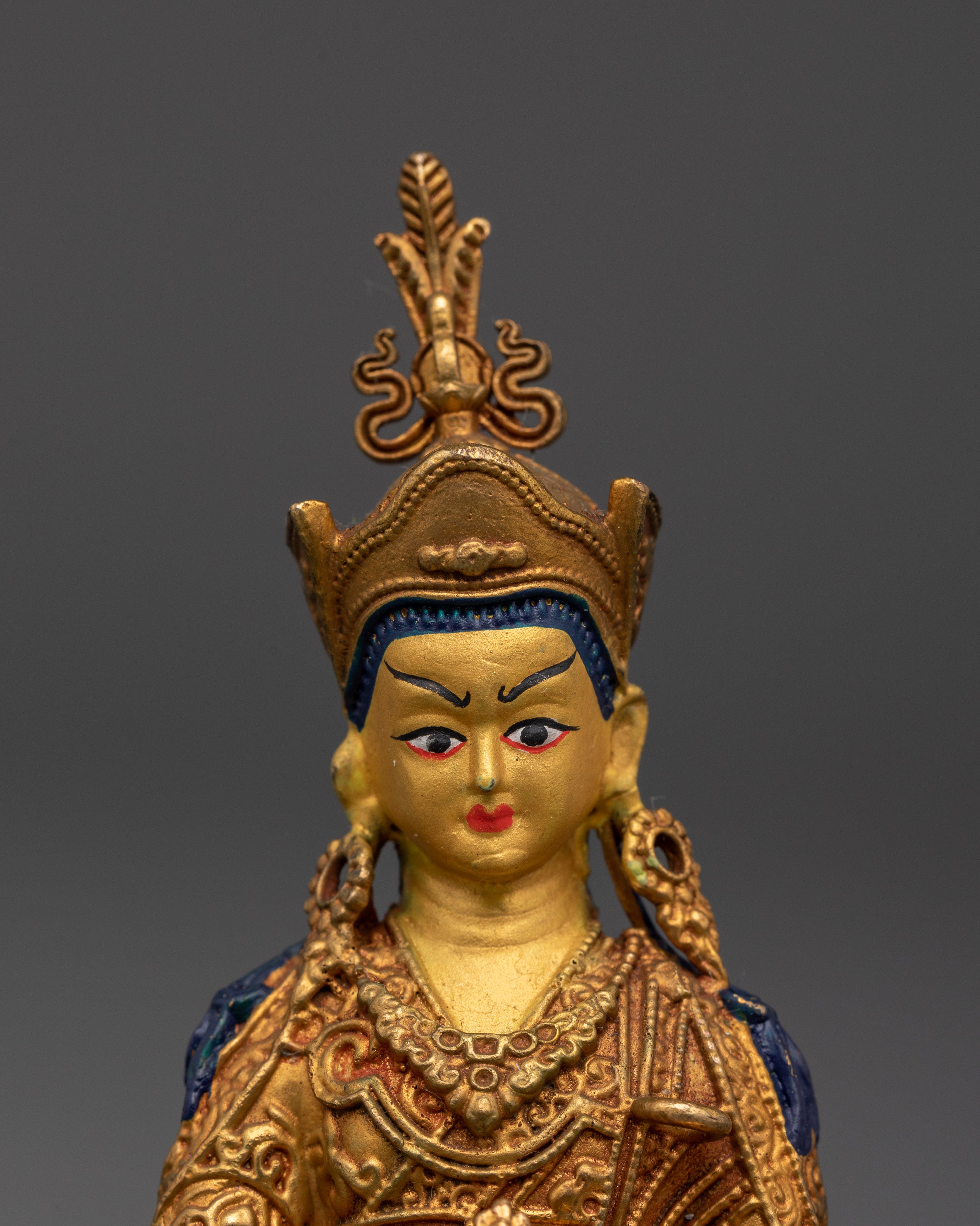 Lotus-Born Master Statue | Padmasambhava Figure for Tibetan Altar