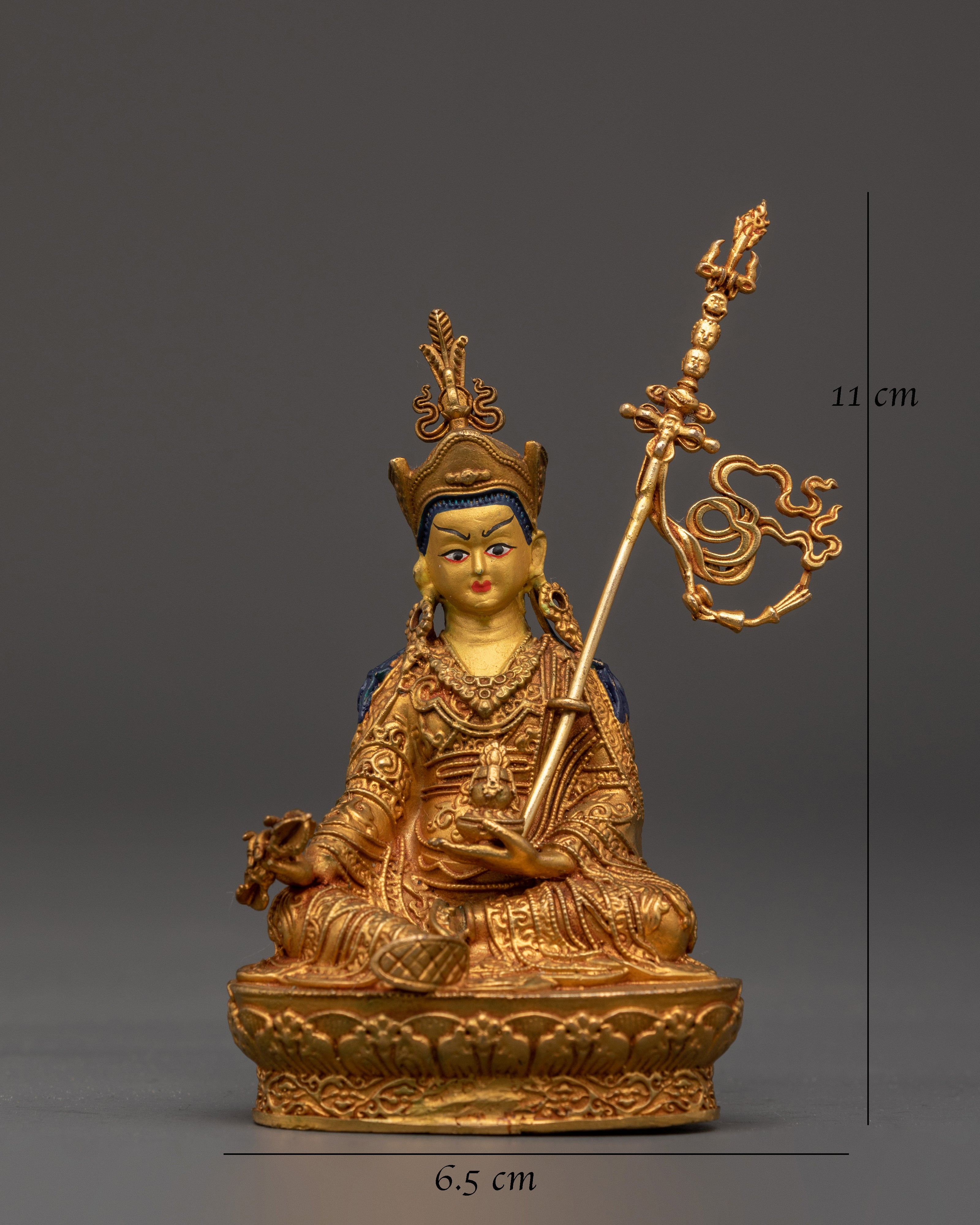 Lotus-Born Master Statue | Padmasambhava Figure for Tibetan Altar