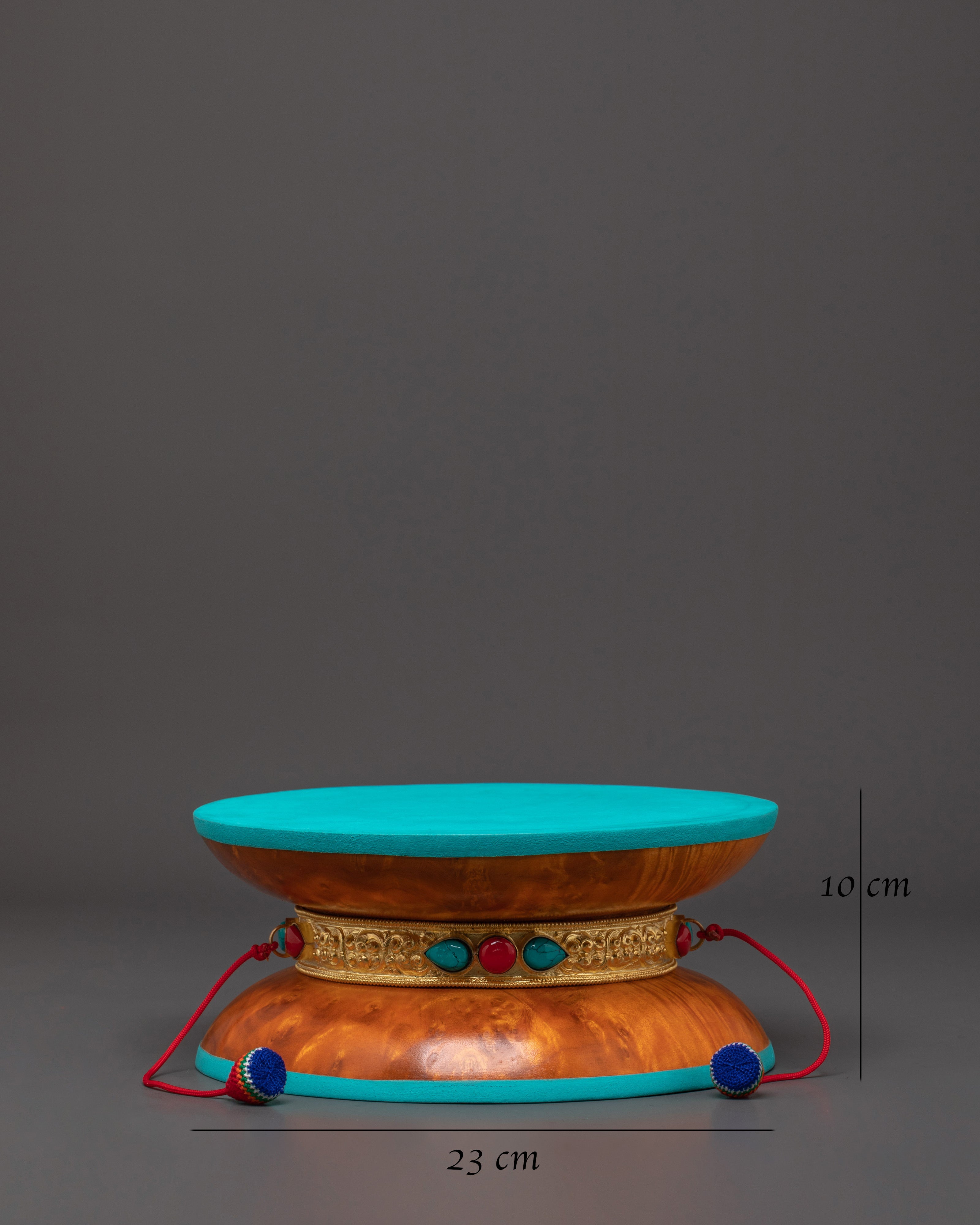 Handcrafted Traditional Ritual Damaru | Tibetan Damaru for Puja & Meditation
