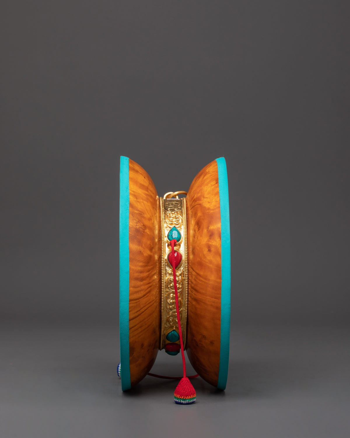 Handcrafted Traditional Ritual Damaru | Tibetan Damaru for Puja & Meditation