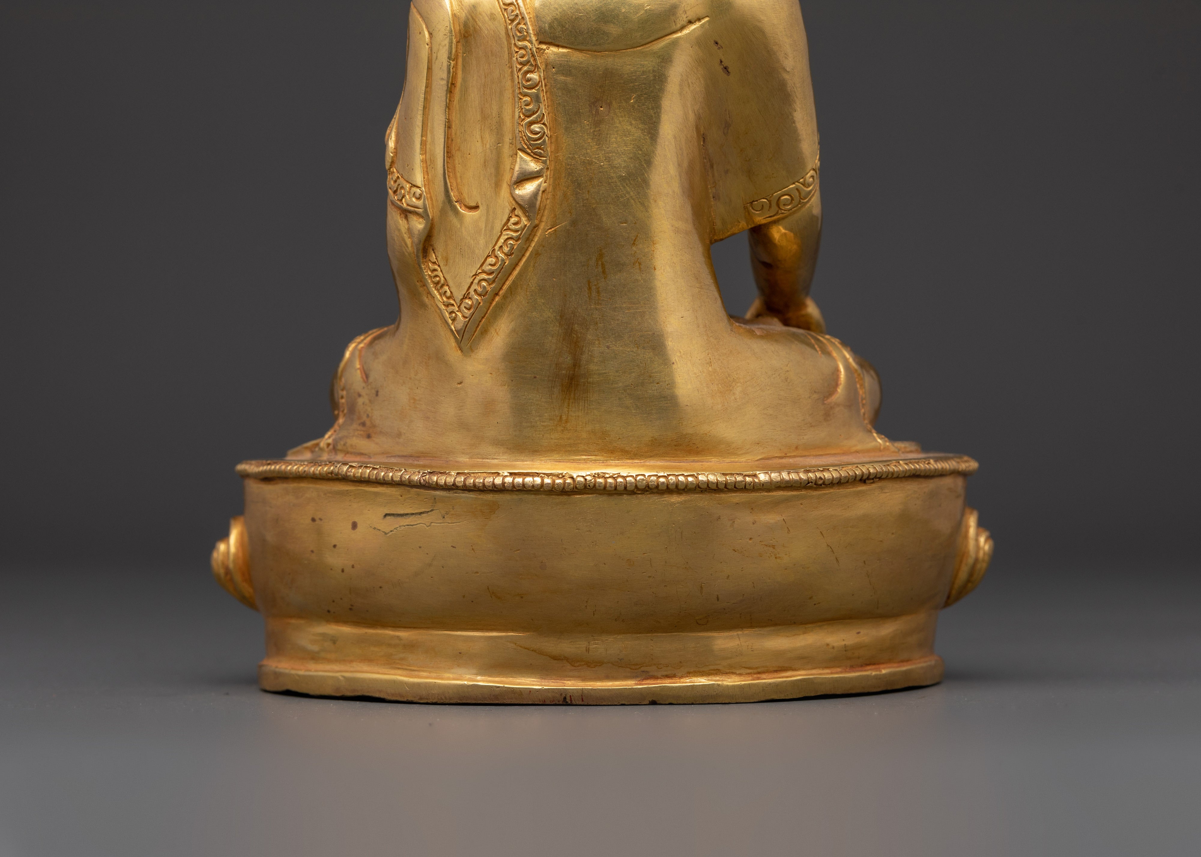 Crown Shakyamuni Buddha Sculpture | Tibetan Enlightenment Deity