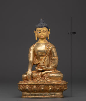 Himalayan Buddha Shakyamuni Statue | Symbol of Inner Peace and Enlightenment