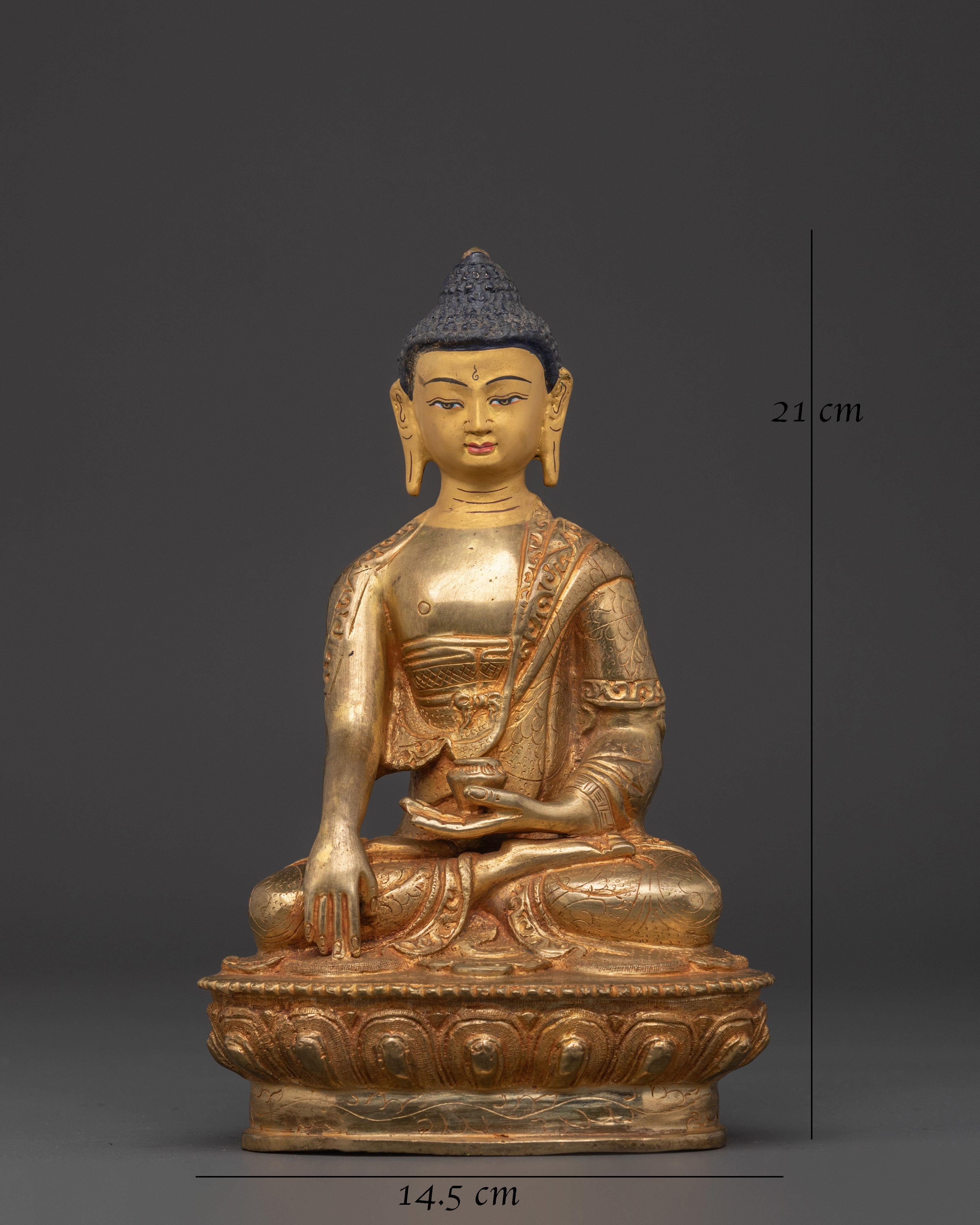 Himalayan Buddha Shakyamuni Statue | Symbol of Inner Peace and Enlightenment