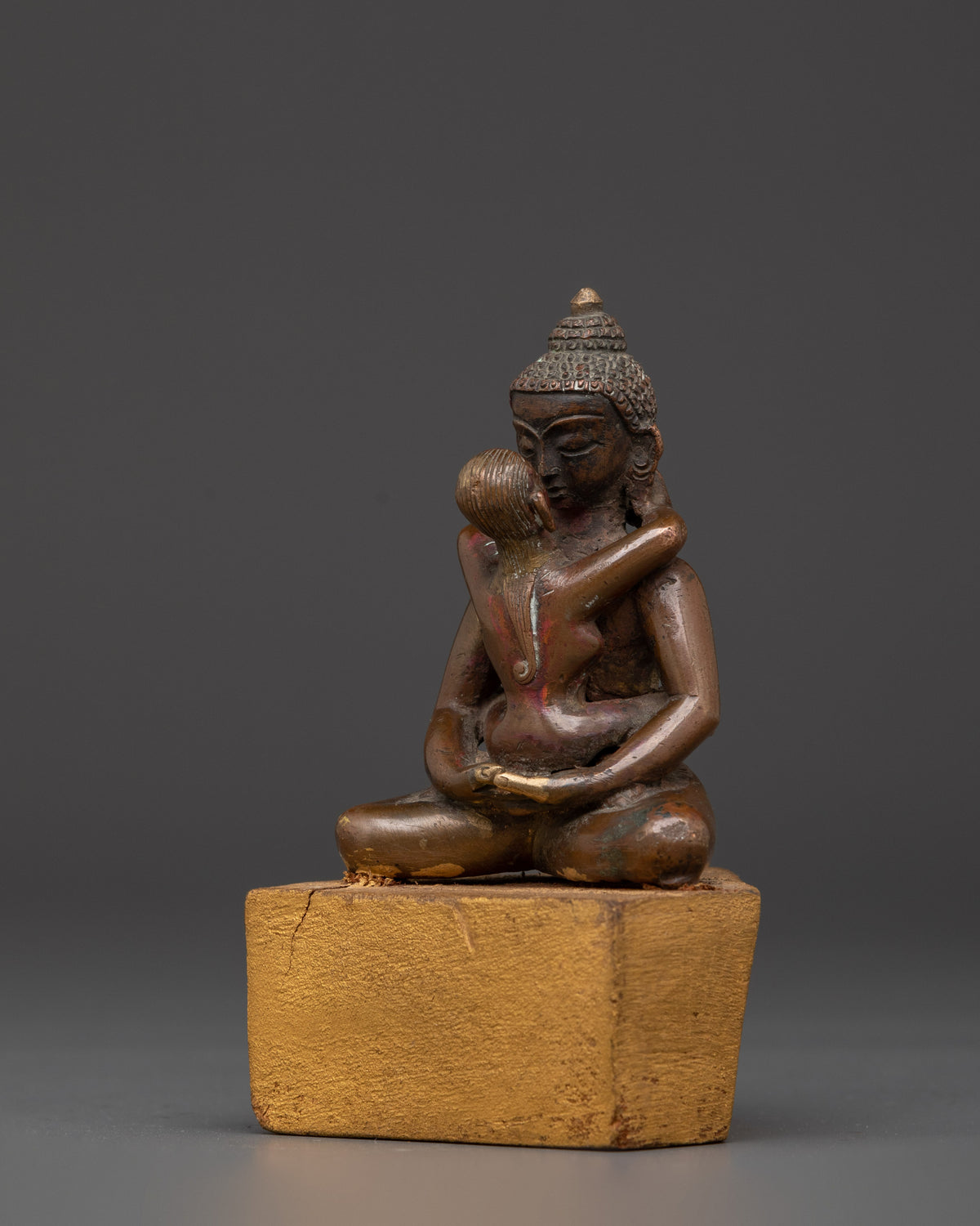 Samantabhadra with Consort Sculpture | Tibetan Wisdom Deity