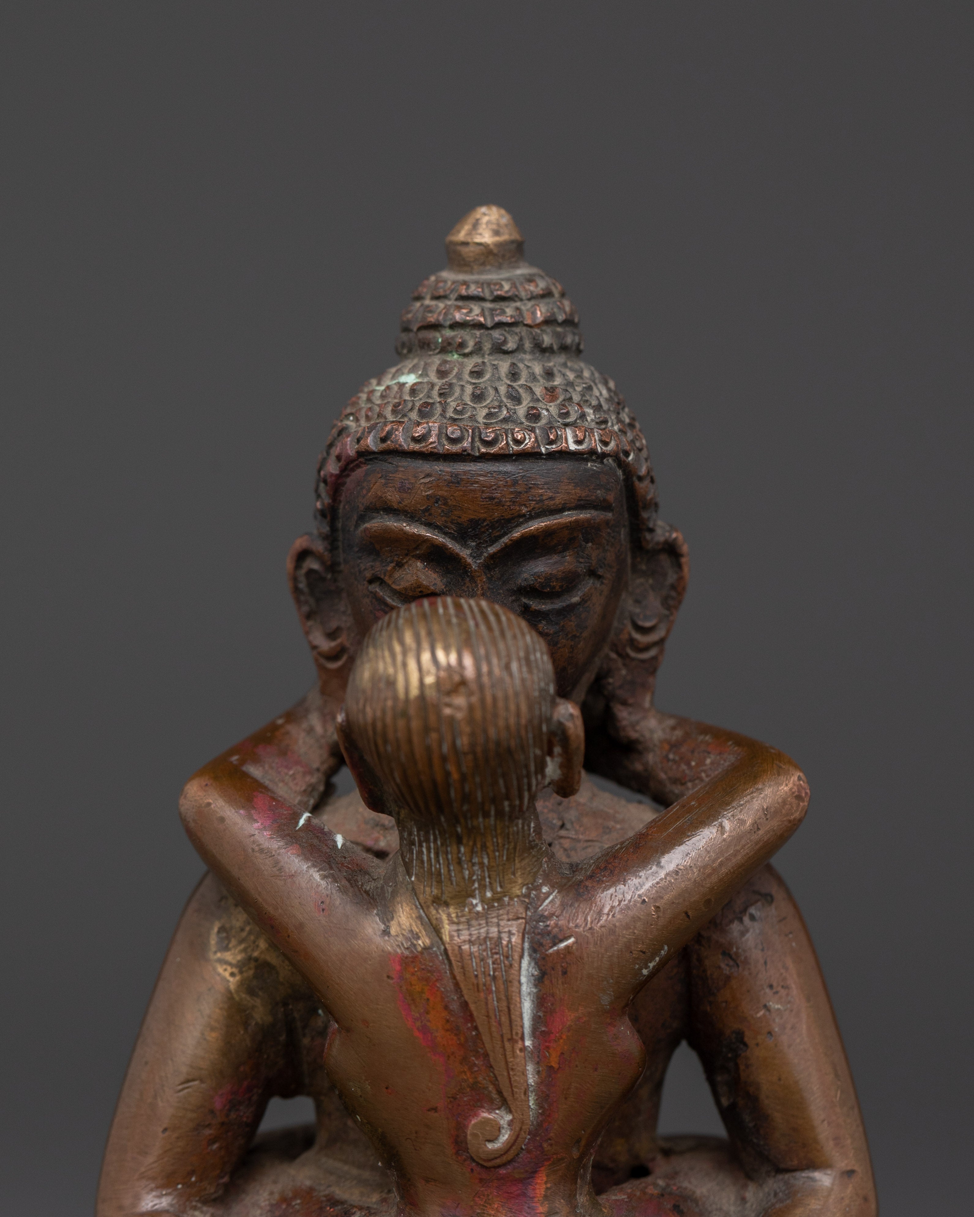 Samantabhadra with Consort Sculpture | Tibetan Wisdom Deity