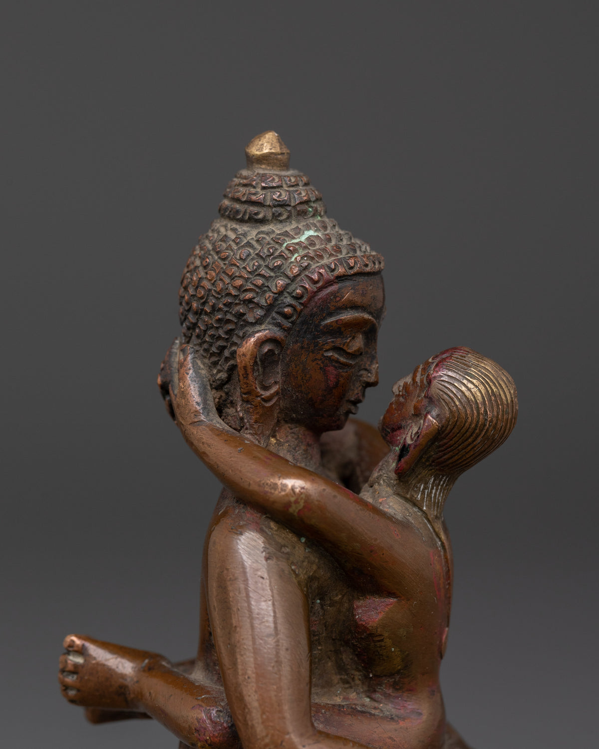 Samantabhadra with Consort Sculpture | Tibetan Wisdom Deity