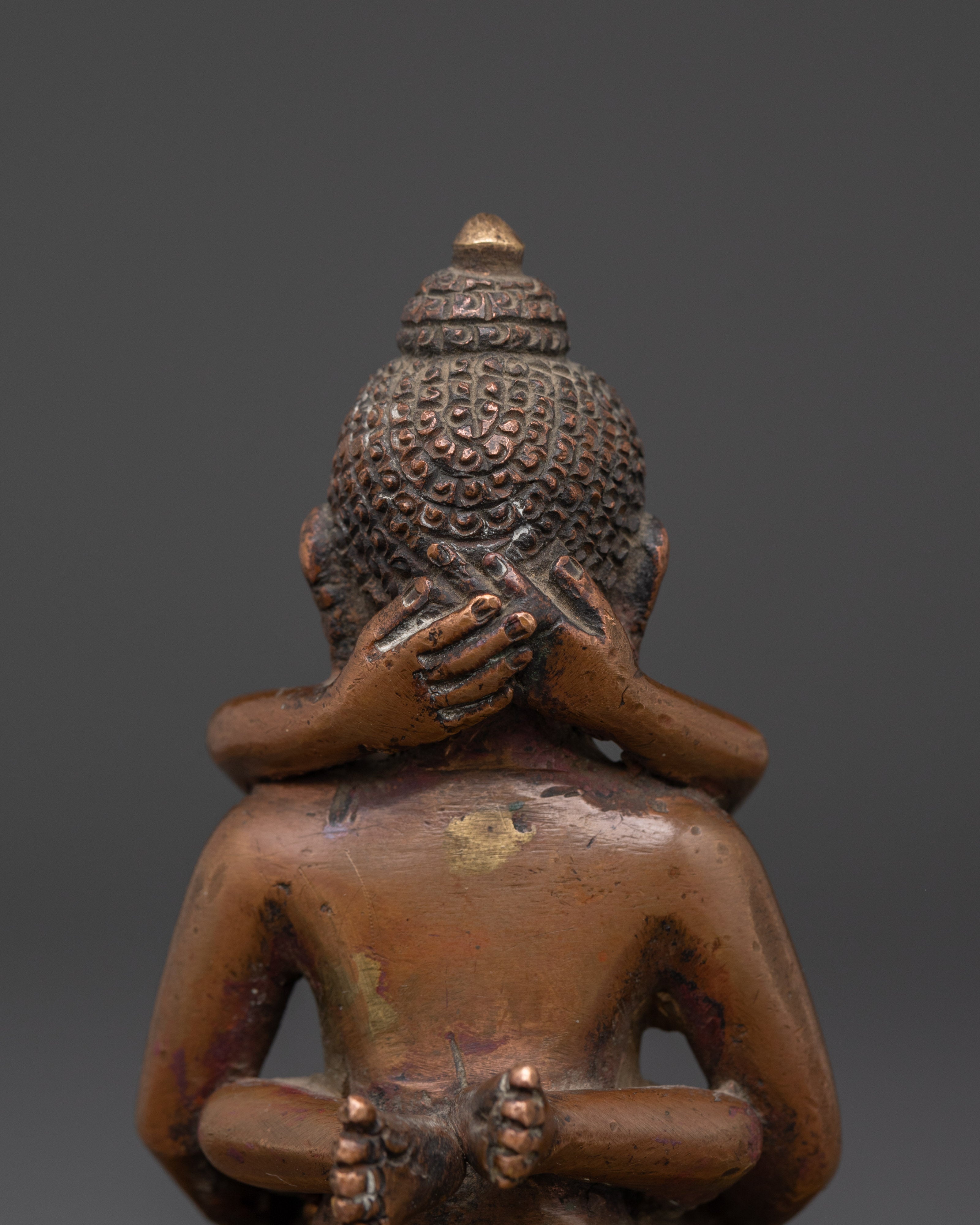 Samantabhadra with Consort Sculpture | Tibetan Wisdom Deity